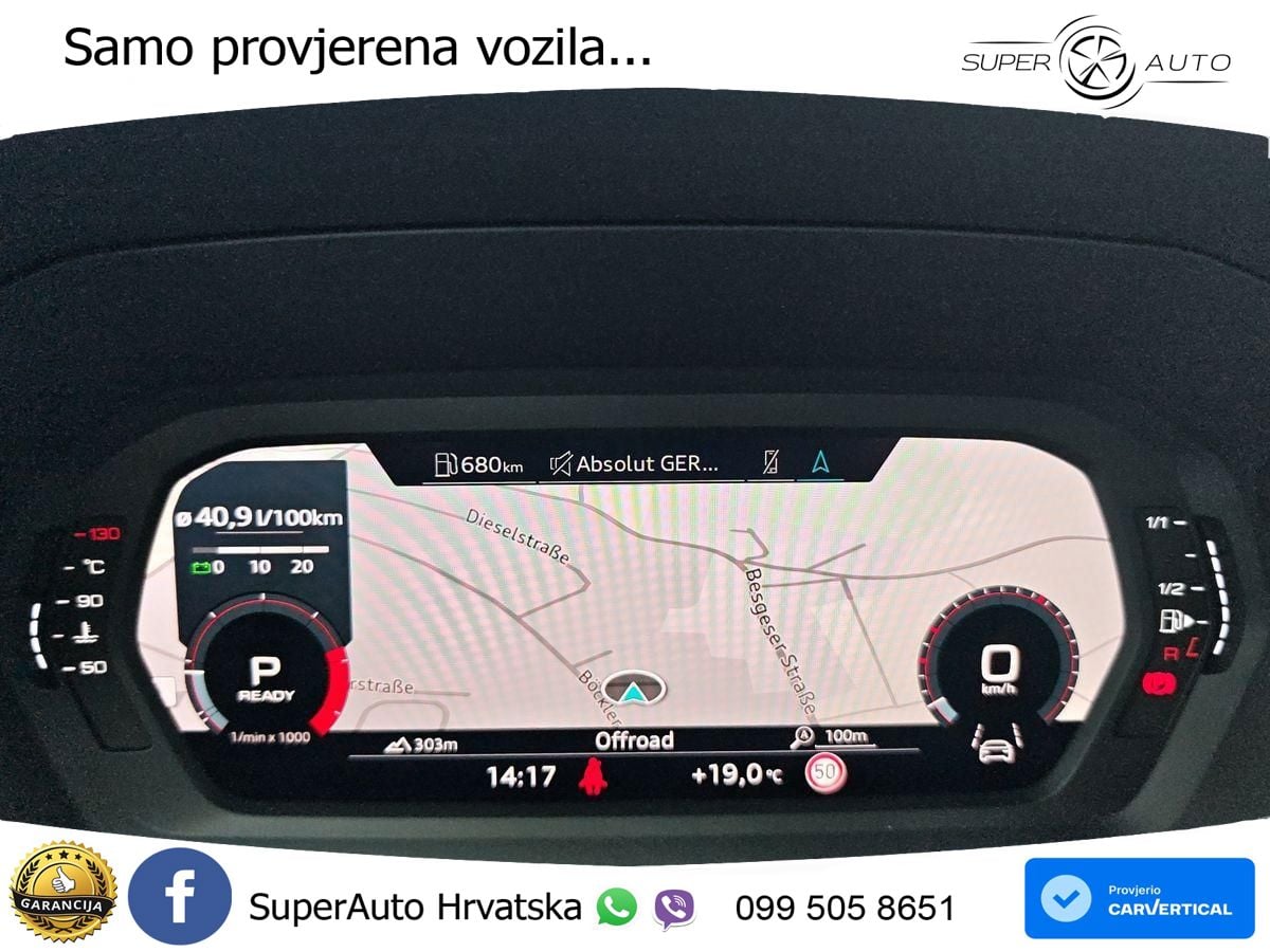 Audi A3 40 TDI (200 KS) quattro S tronic S line LED+GR SJED+ACC