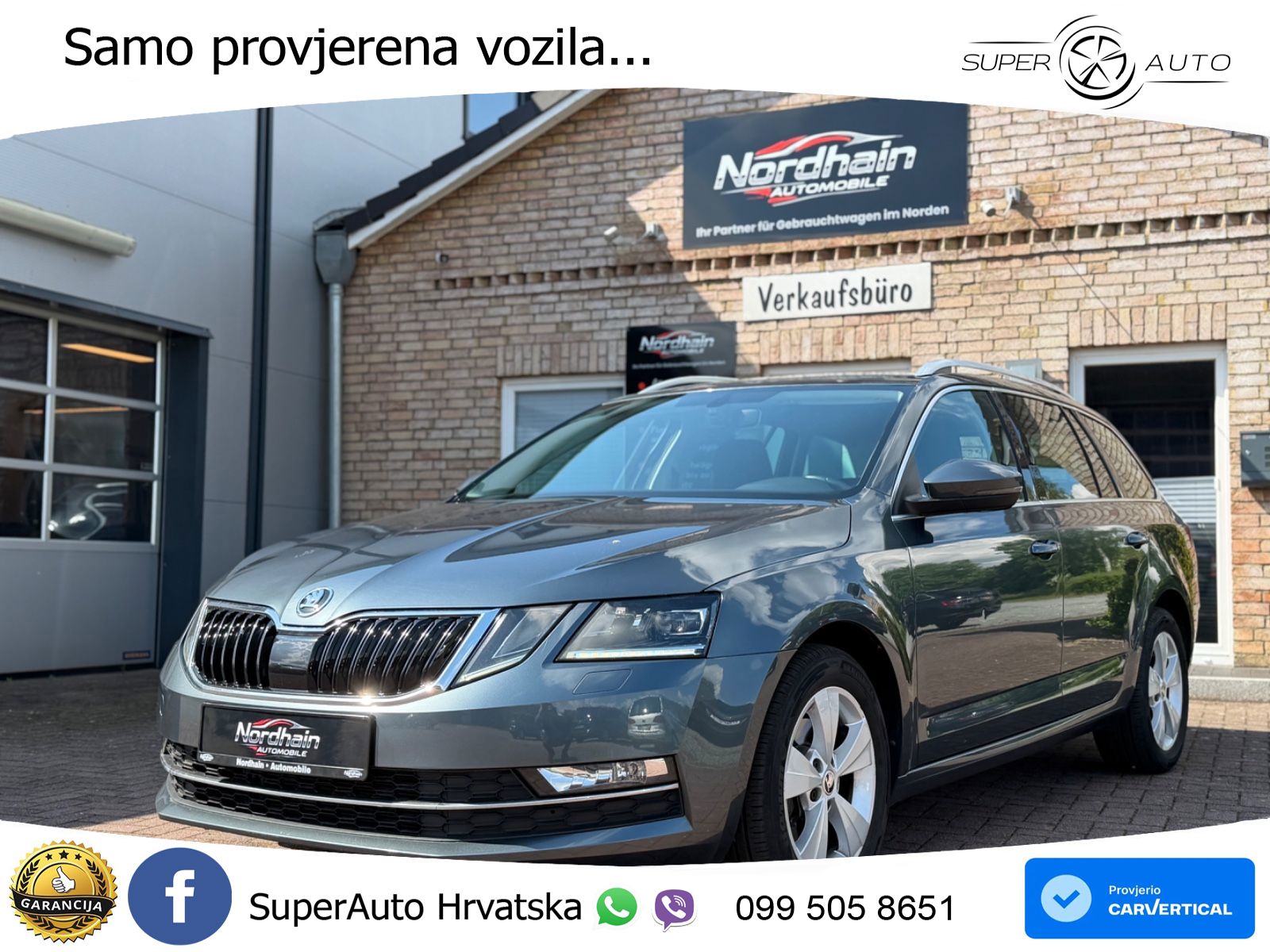 Škoda Octavia Combi 2.0 TDI (150 KS) DSG LED+GR SJED+ACC