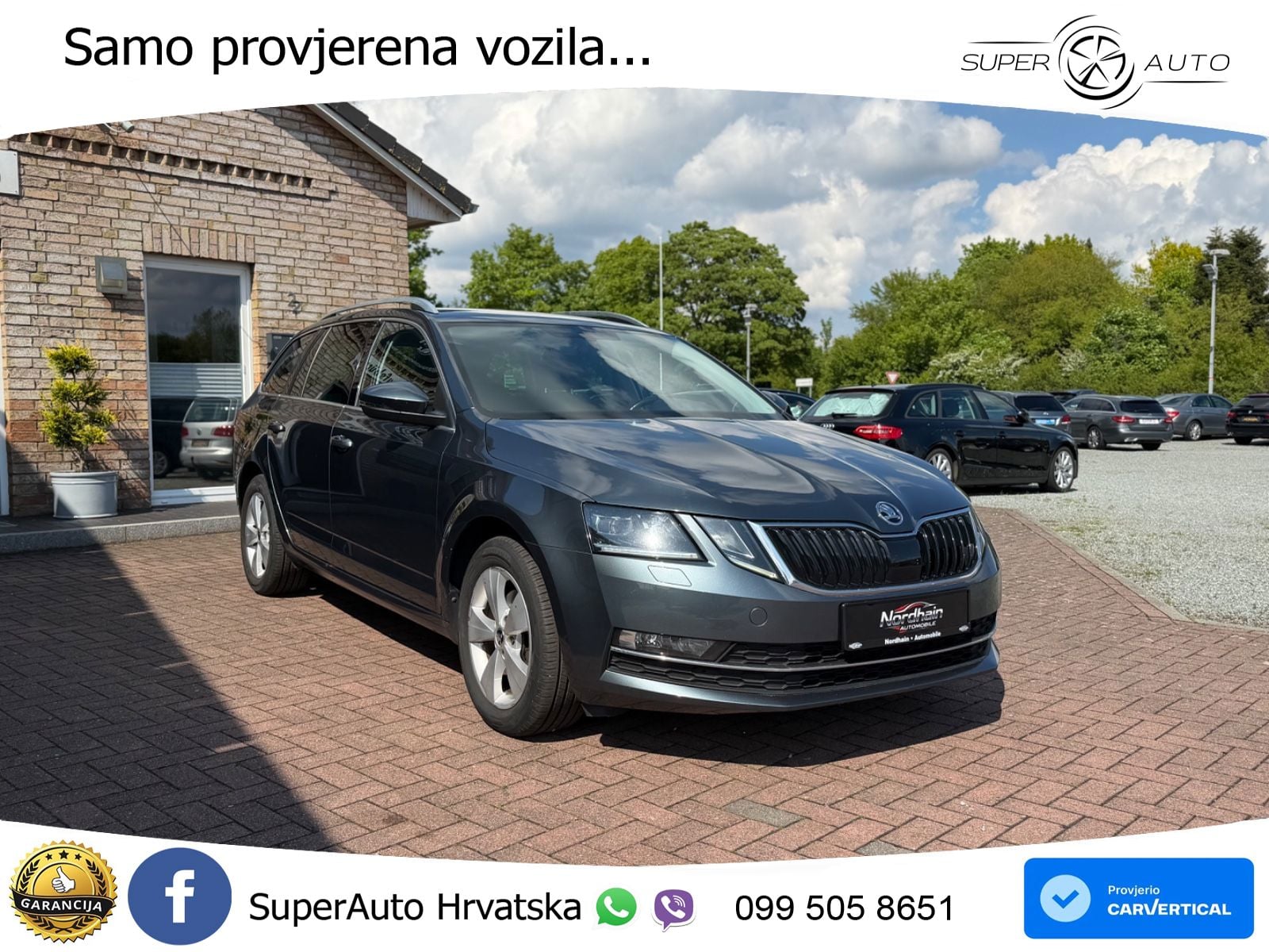 Škoda Octavia Combi 2.0 TDI (150 KS) DSG LED+GR SJED+ACC