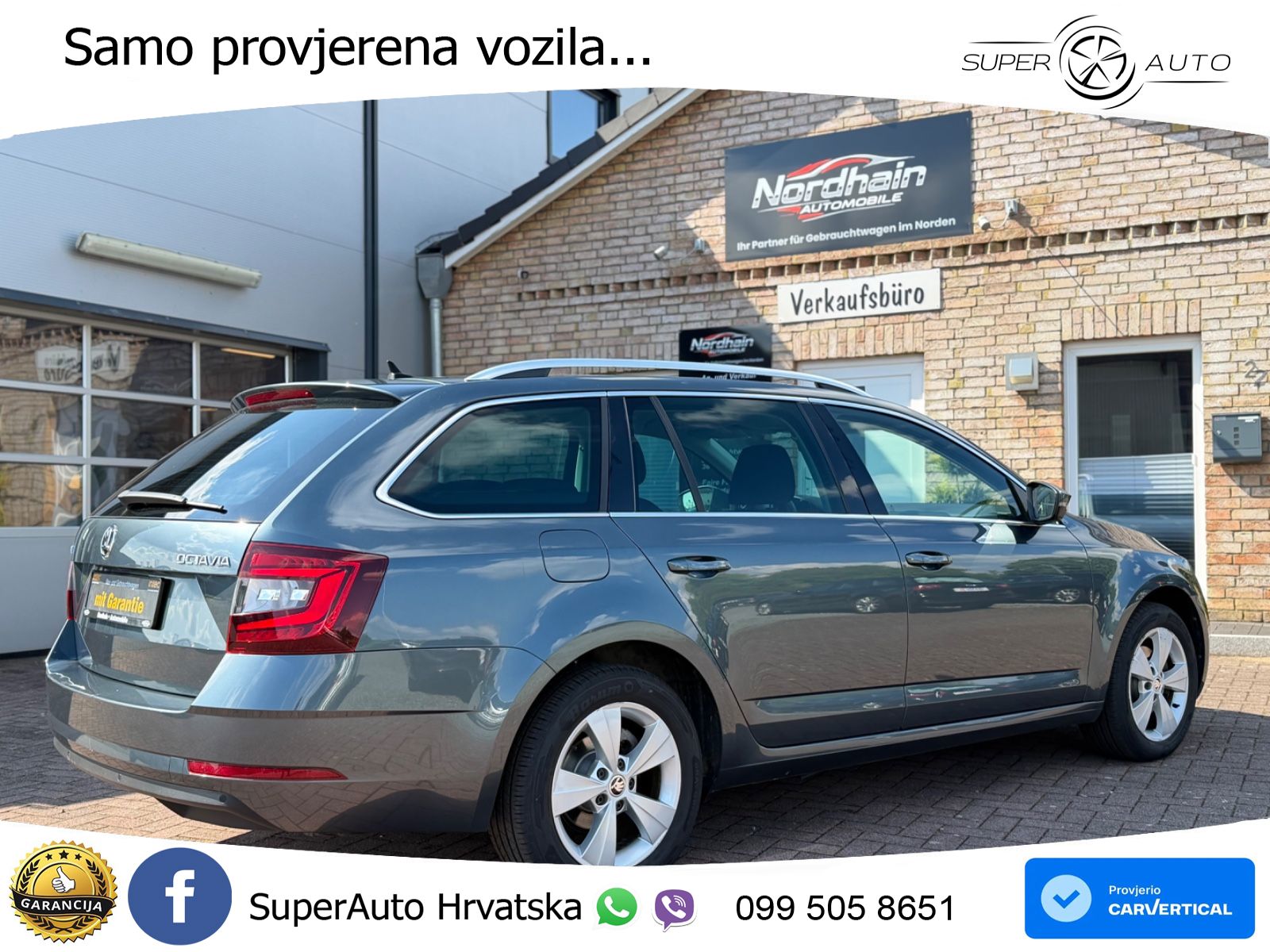 Škoda Octavia Combi 2.0 TDI (150 KS) DSG LED+GR SJED+ACC