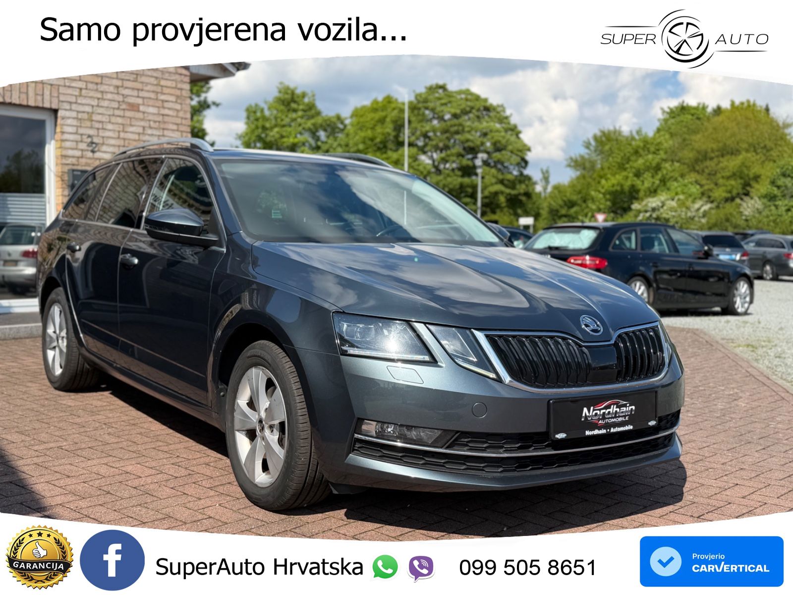 Škoda Octavia Combi 2.0 TDI (150 KS) DSG LED+GR SJED+ACC