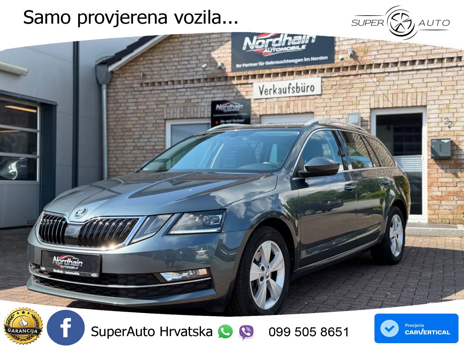 Škoda Octavia Combi 2.0 TDI (150 KS) DSG LED+GR SJED+ACC