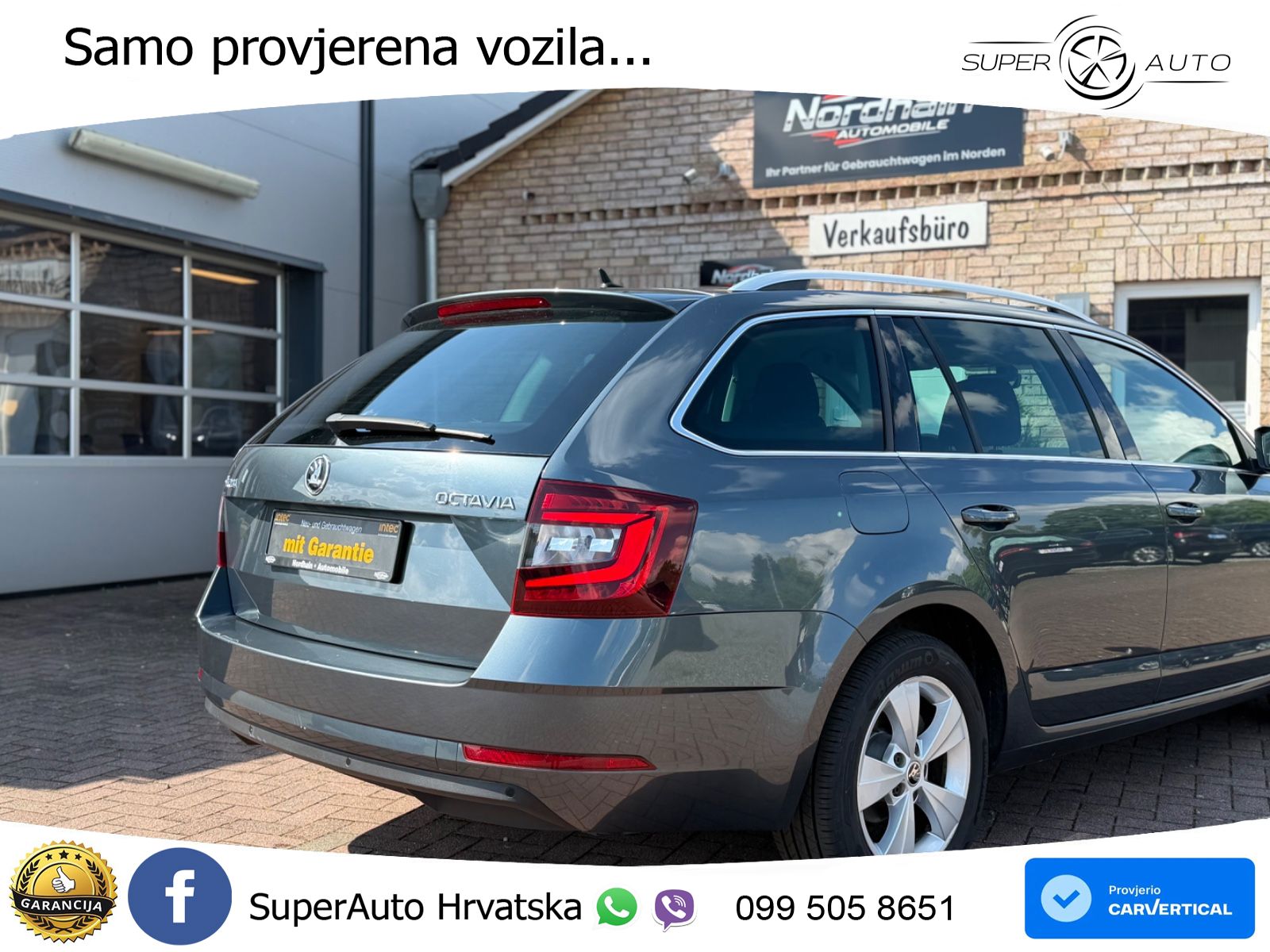 Škoda Octavia Combi 2.0 TDI (150 KS) DSG LED+GR SJED+ACC