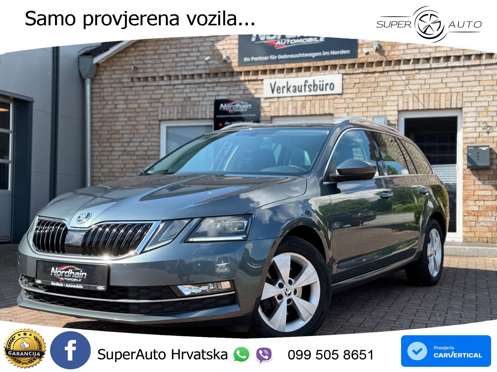 Škoda Octavia Combi 2.0 TDI (150 KS) DSG LED+GR SJED+ACC