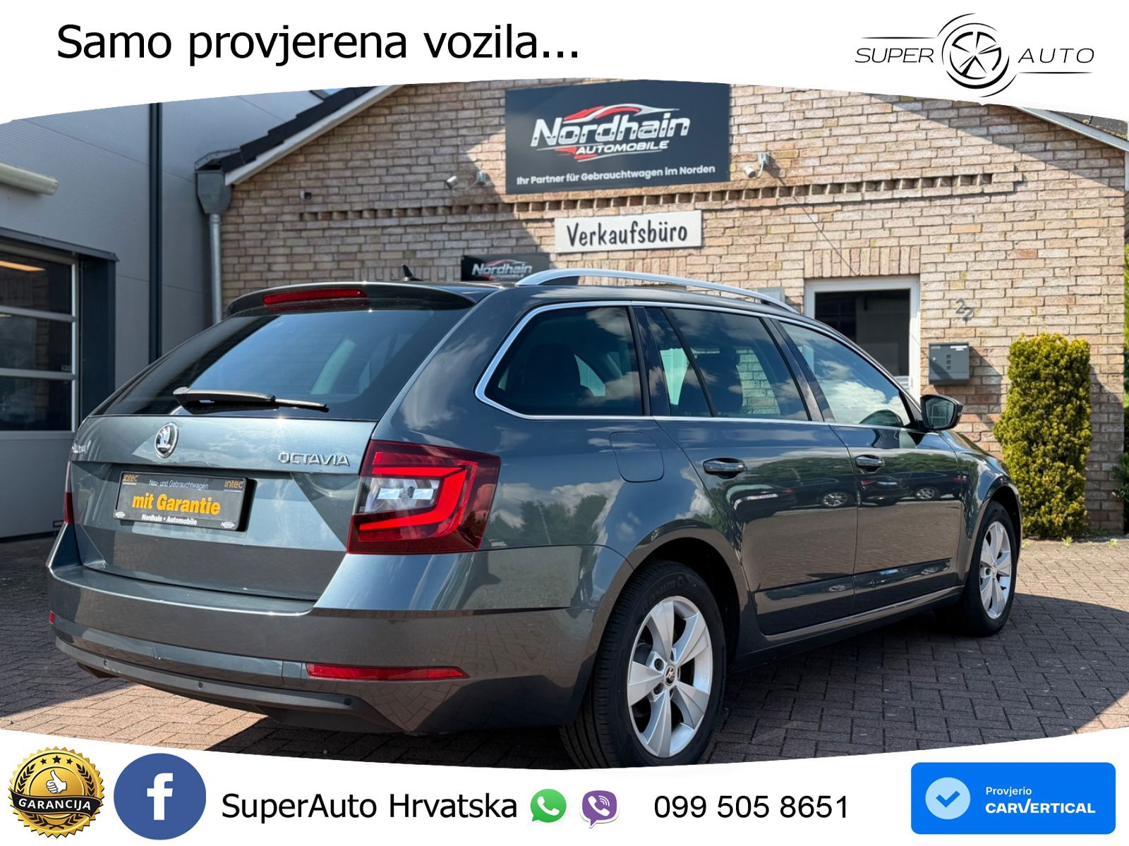 Škoda Octavia Combi 2.0 TDI (150 KS) DSG LED+GR SJED+ACC