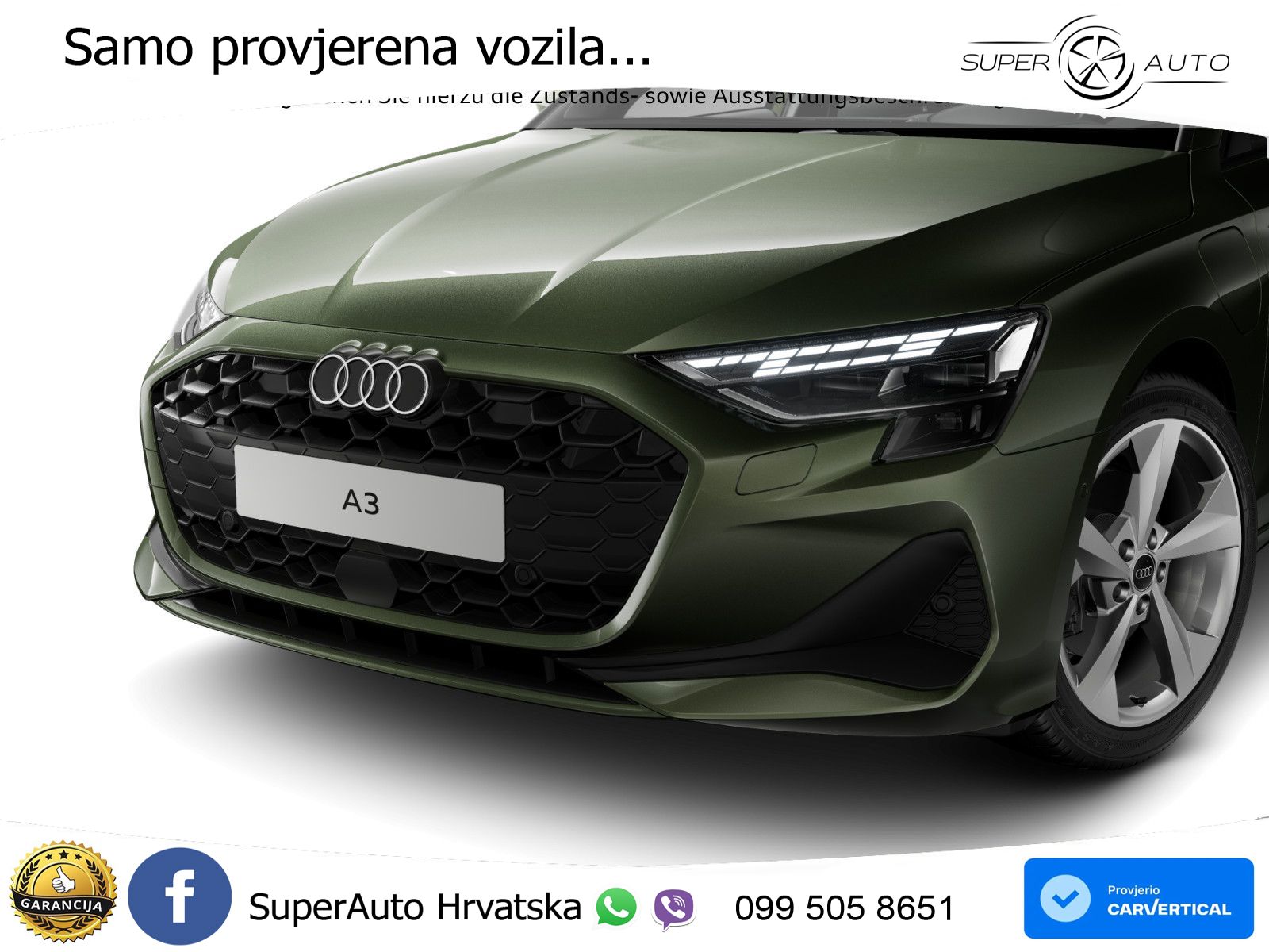 Audi A3 40 TFSIe (204 KS) S tronic LED+GR SJED+ACC