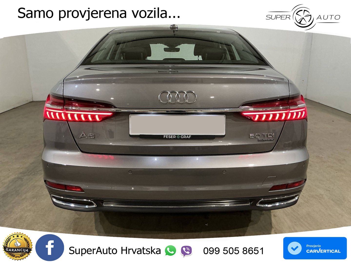 Audi A6 50 TDI V6 (286 KS) quattro tiptronic LED+GR SJED+ACC