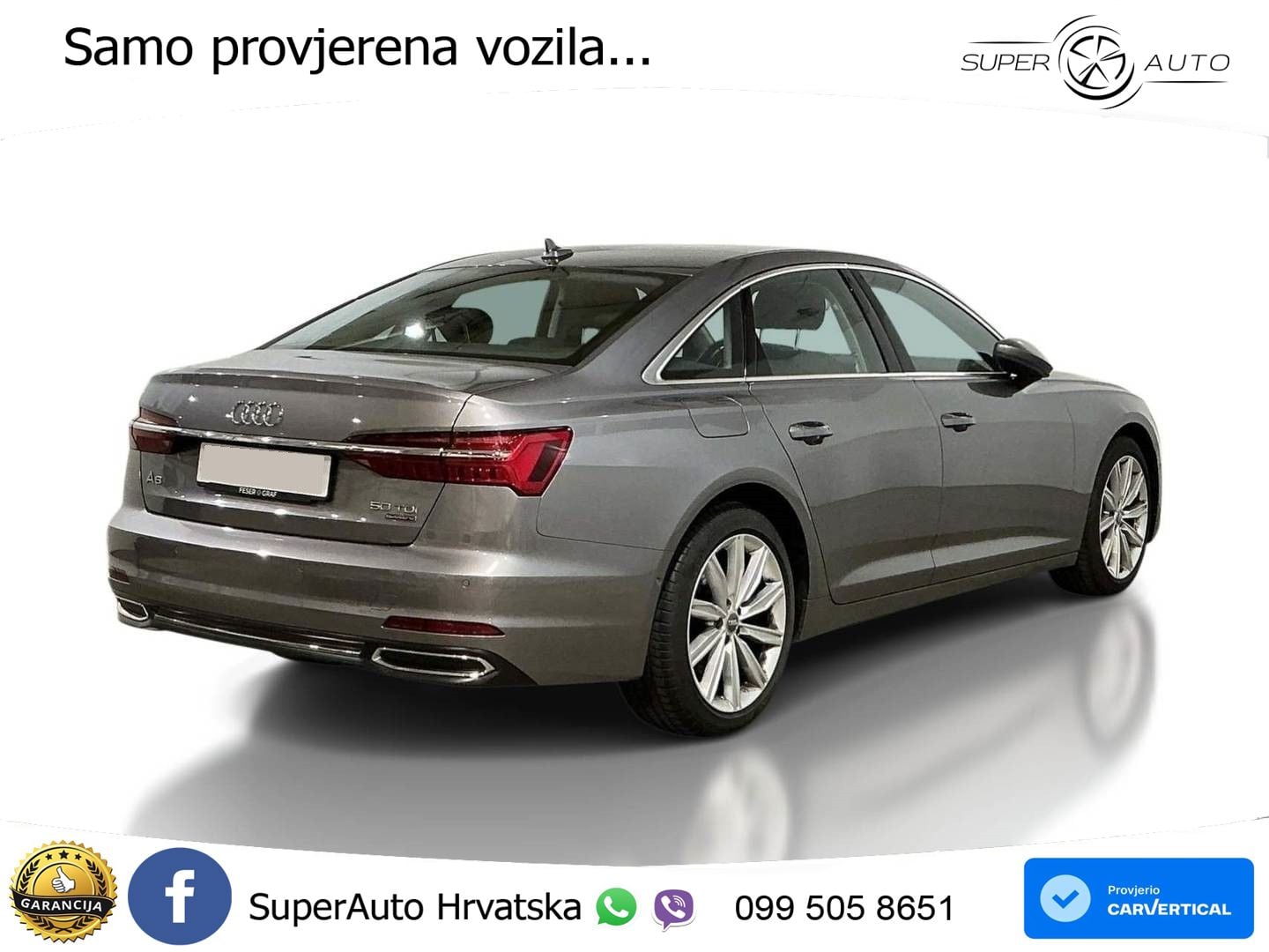 Audi A6 50 TDI V6 (286 KS) quattro tiptronic LED+GR SJED+ACC