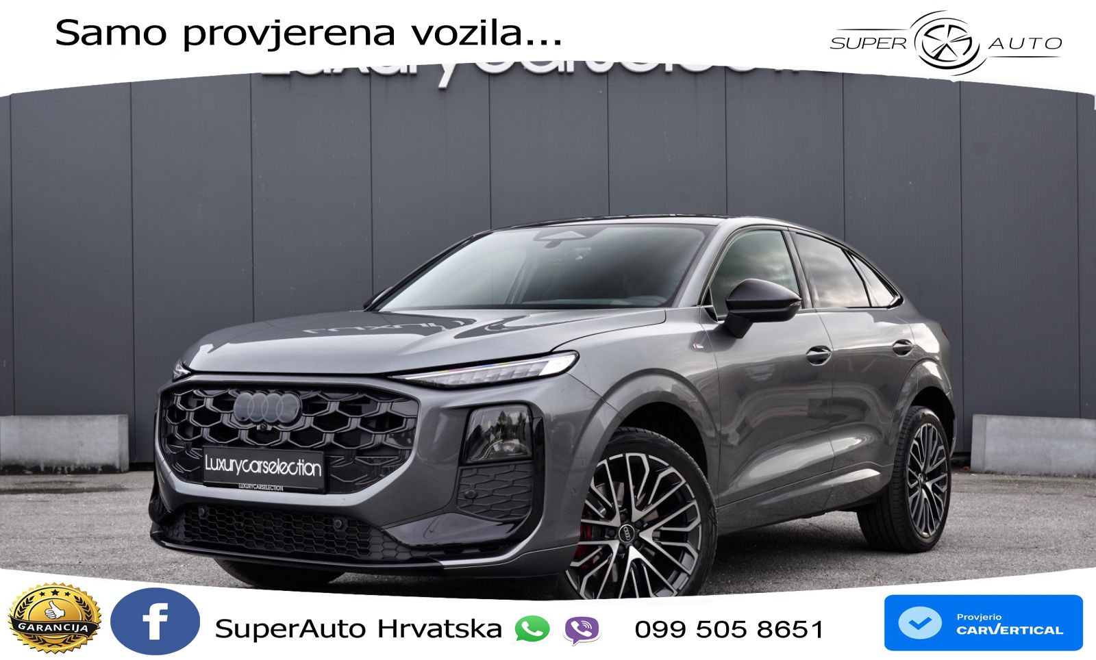 Audi Q3 III Sportback 2.0 TFSI (265 KS) quattro S tronic S line LED+GR SJED+ACC