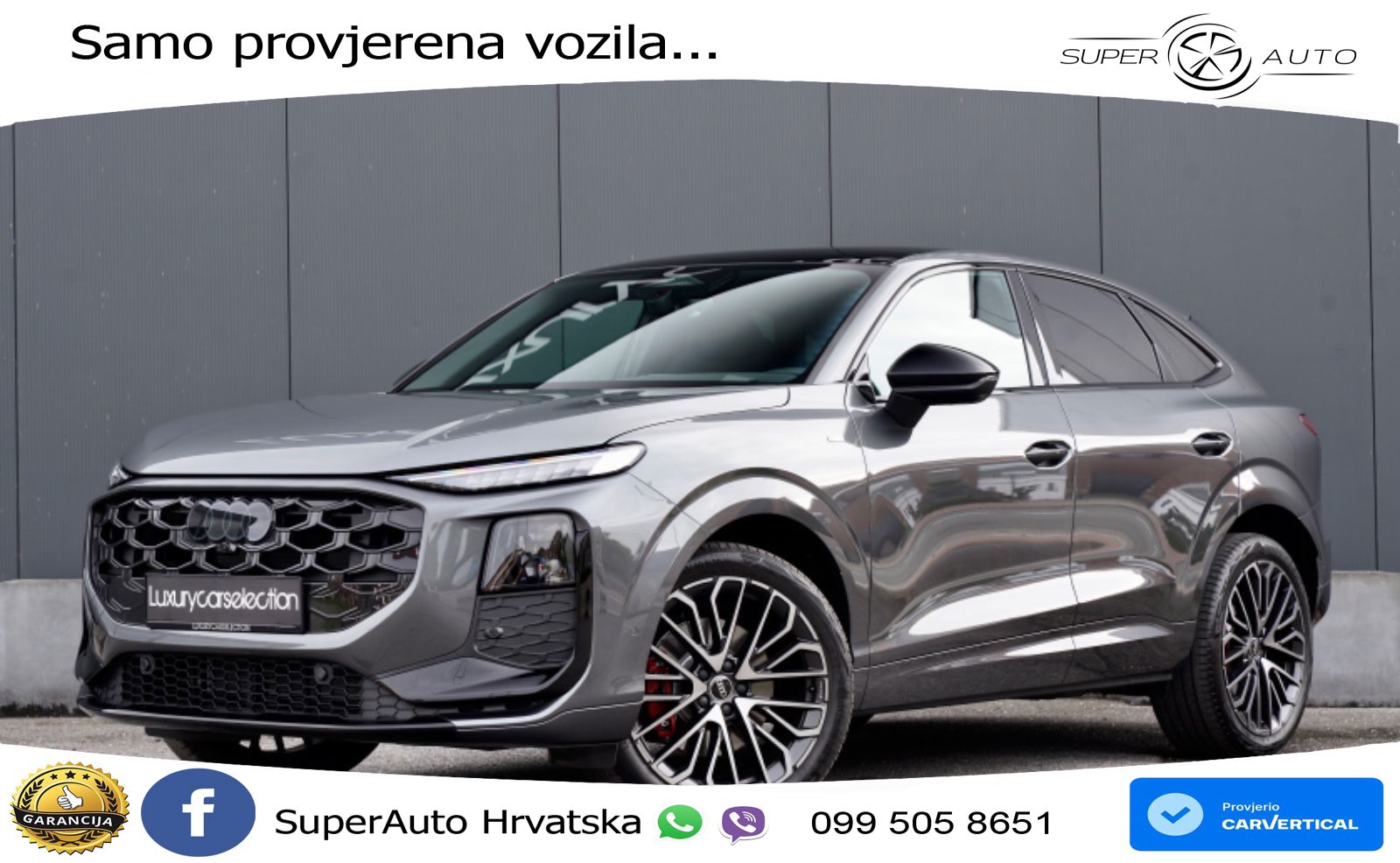 Audi Q3 III Sportback 2.0 TFSI (265 KS) quattro S tronic S line LED+GR SJED+ACC