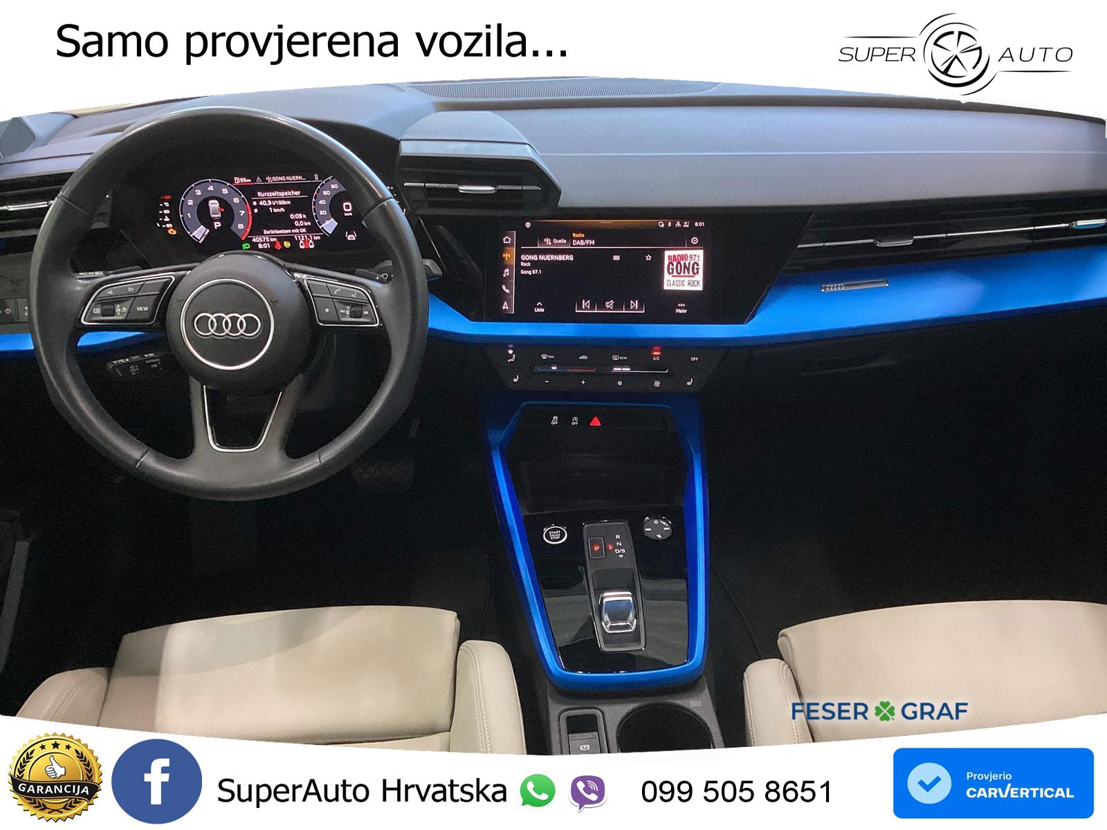 Audi A3 Limuzina 35 TFSI (150 KS) S tronic LED+GR SJED+ACC