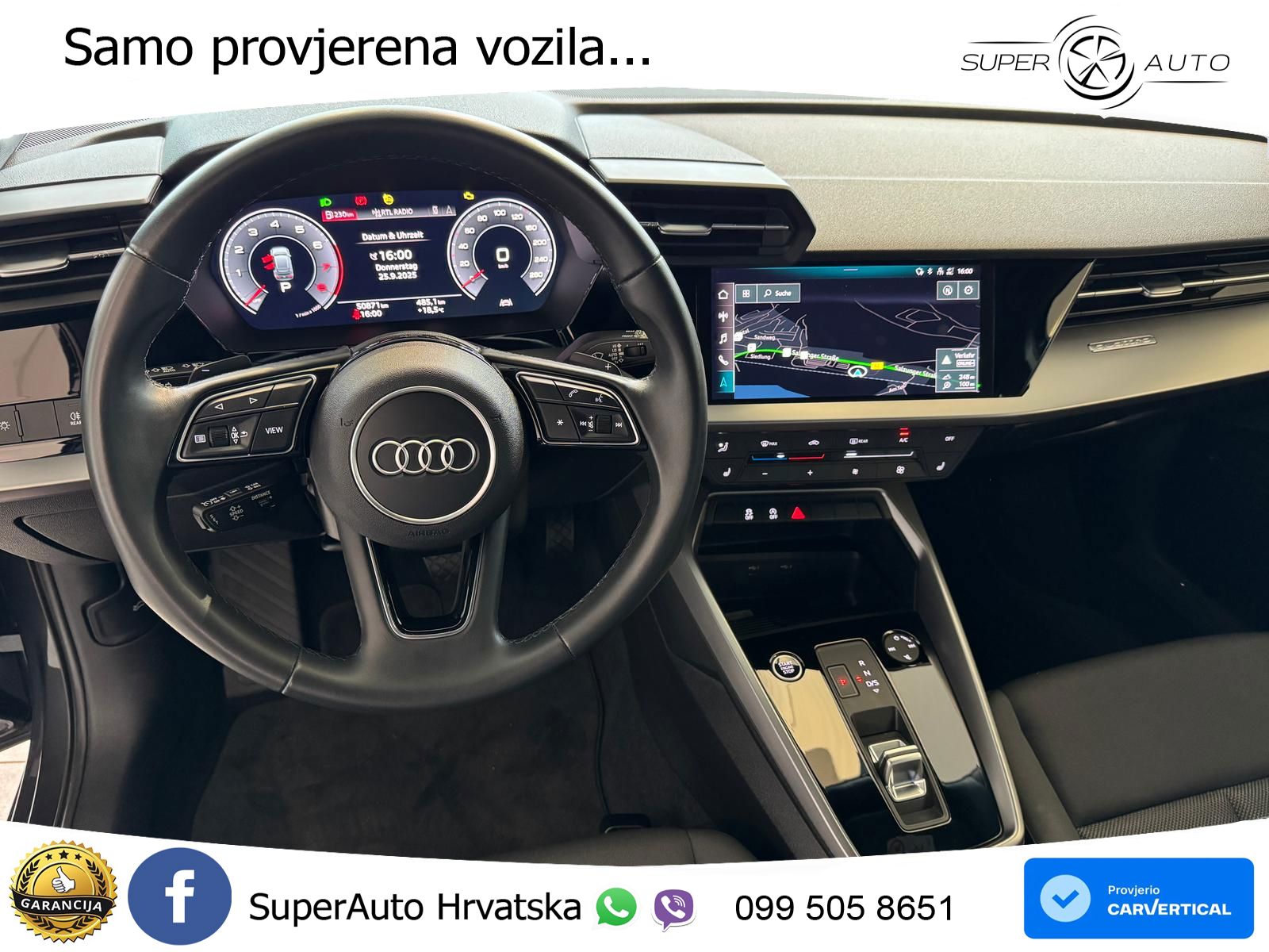 Audi A3 40 TFSI (190 KS) quattro S tronic LED+GR SJED+ACC