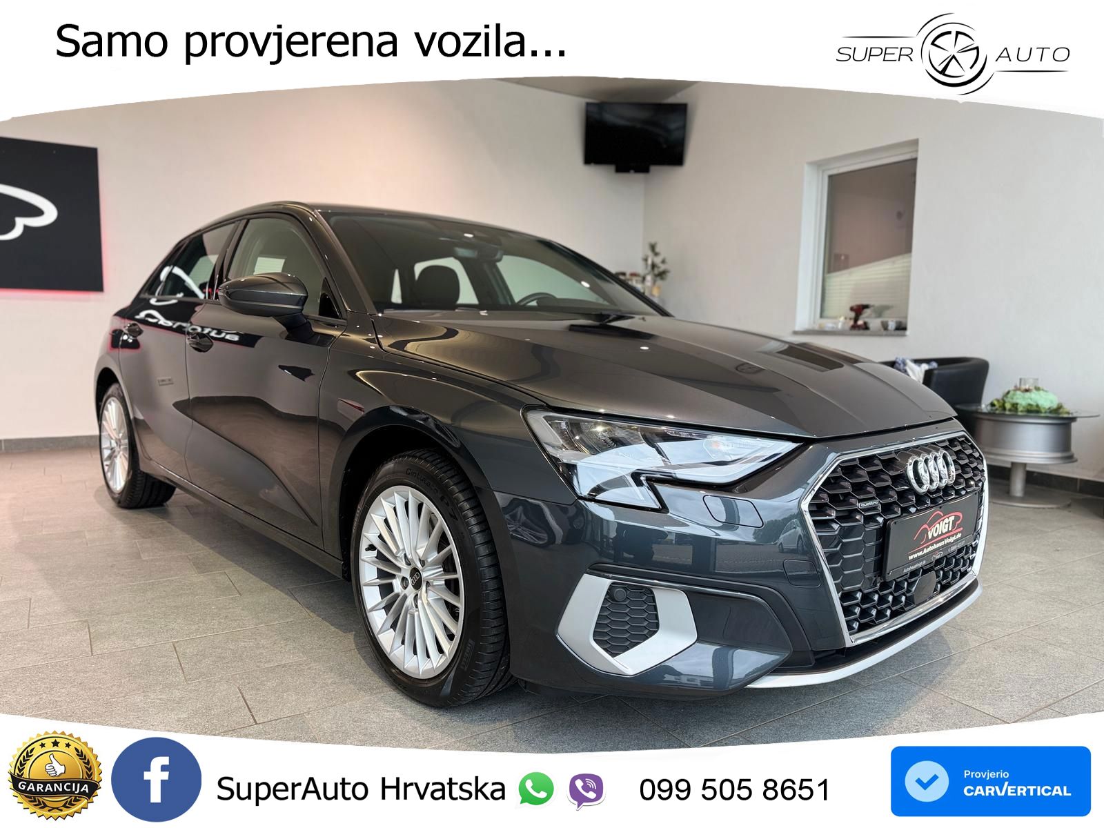 Audi A3 40 TFSI (190 KS) quattro S tronic LED+GR SJED+ACC