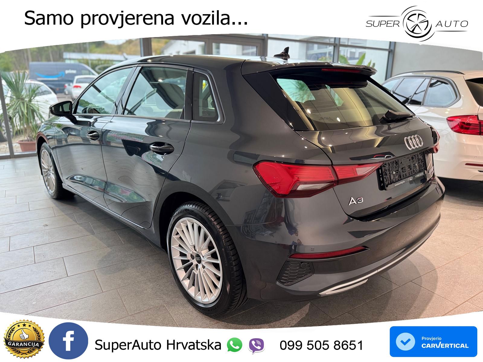 Audi A3 40 TFSI (190 KS) quattro S tronic LED+GR SJED+ACC