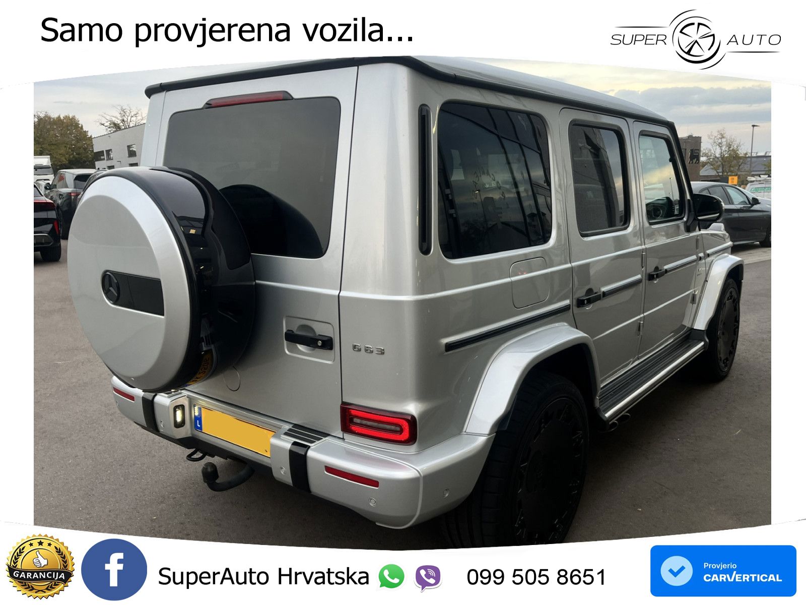 Mercedes AMG G 63 Long V8 (585 KS) 4MATIC 9G-TRONIC AMG SPEEDSHIFT TCT Superior ZRAČNI+ACC+GR SJED+360+PANO
