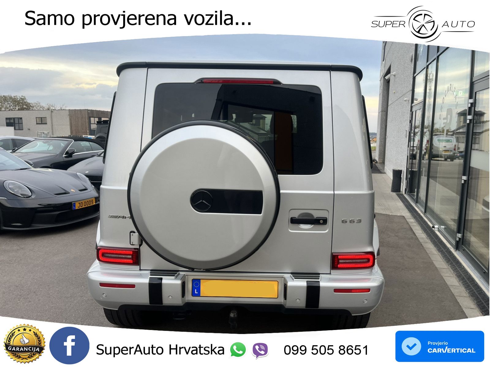 Mercedes AMG G 63 Long V8 (585 KS) 4MATIC 9G-TRONIC AMG SPEEDSHIFT TCT Superior ZRAČNI+ACC+GR SJED+360+PANO