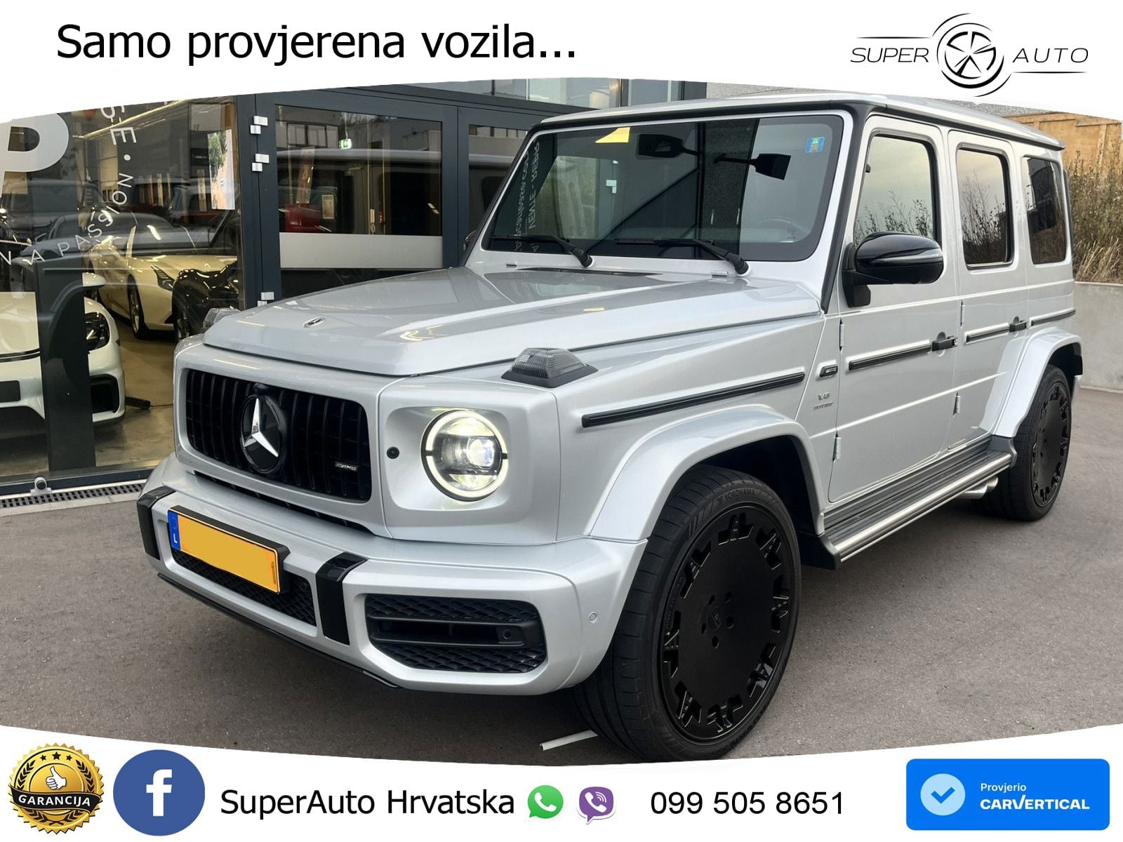 Mercedes AMG G 63 Long V8 (585 KS) 4MATIC 9G-TRONIC AMG SPEEDSHIFT TCT Superior ZRAČNI+ACC+GR SJED+360+PANO