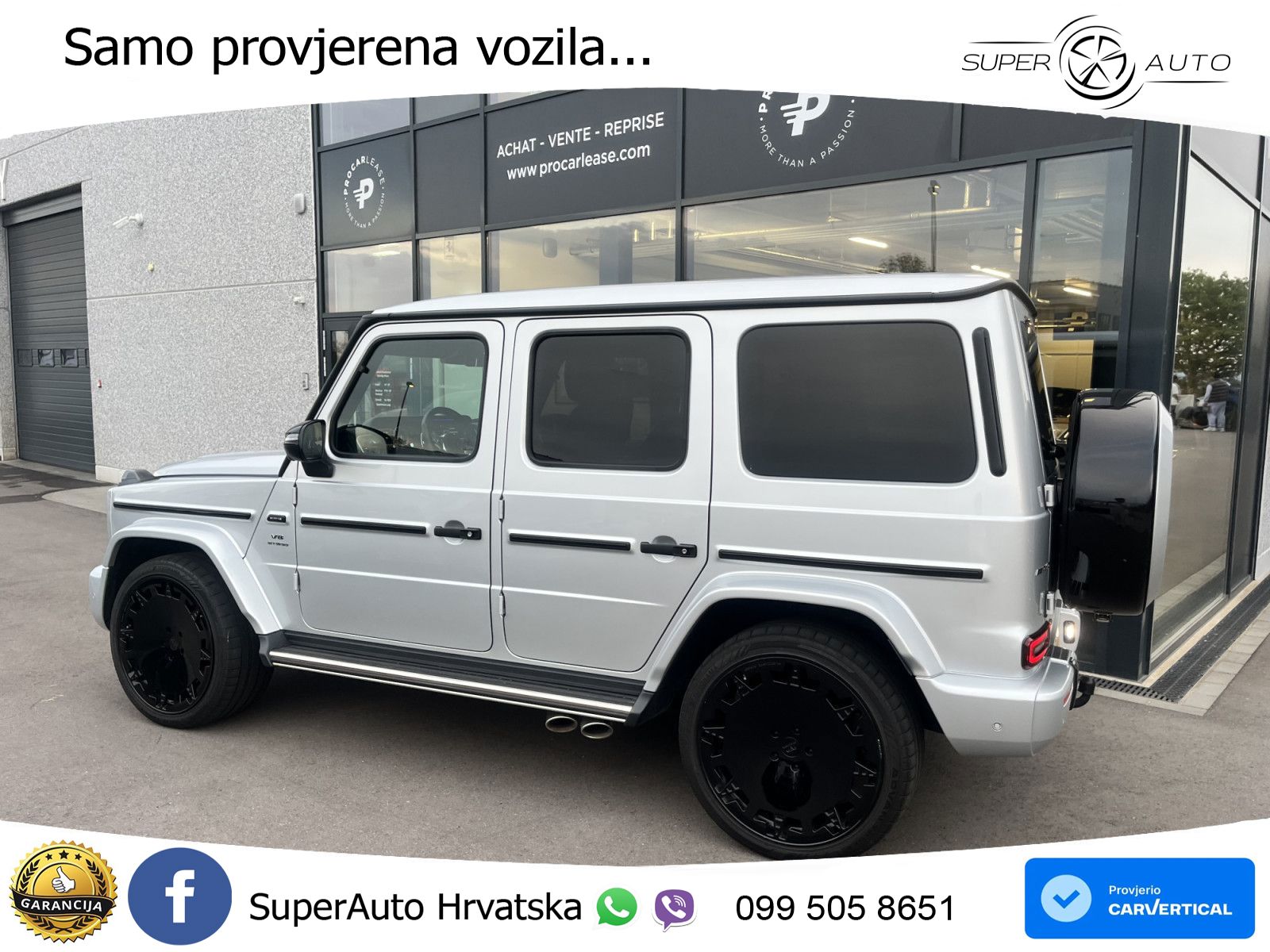 Mercedes AMG G 63 Long V8 (585 KS) 4MATIC 9G-TRONIC AMG SPEEDSHIFT TCT Superior ZRAČNI+ACC+GR SJED+360+PANO