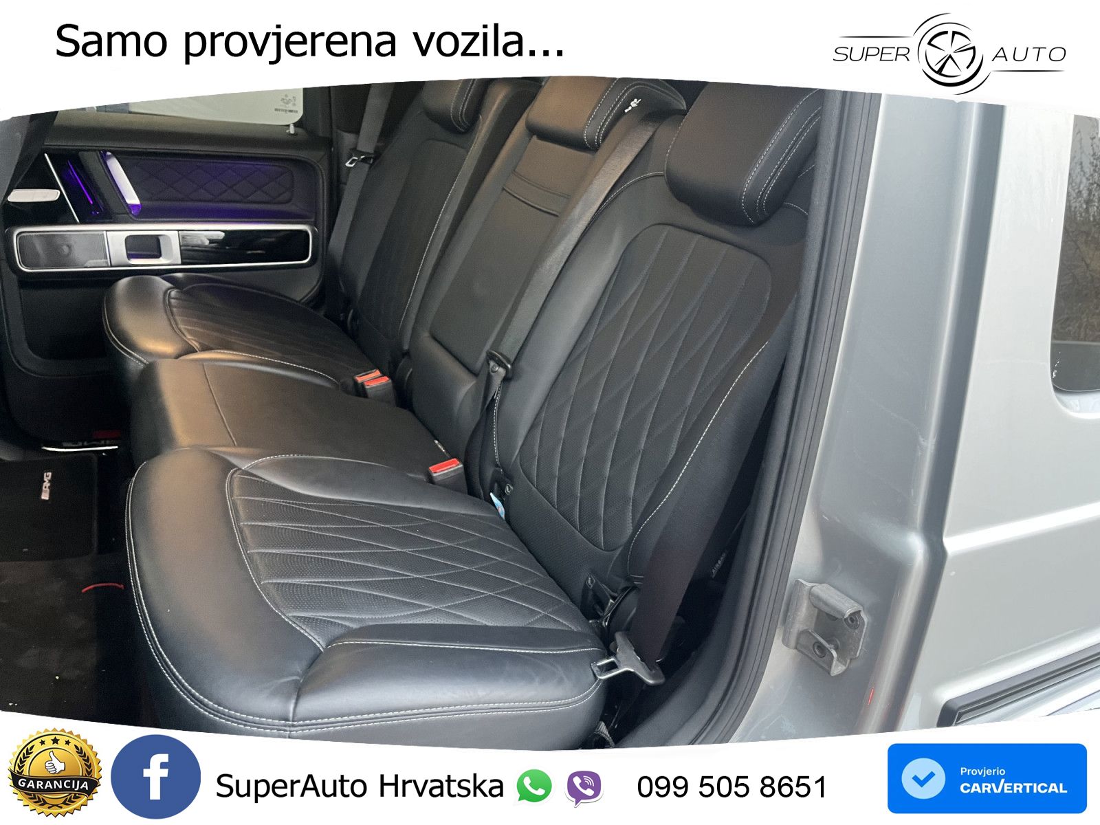 Mercedes AMG G 63 Long V8 (585 KS) 4MATIC 9G-TRONIC AMG SPEEDSHIFT TCT Superior ZRAČNI+ACC+GR SJED+360+PANO