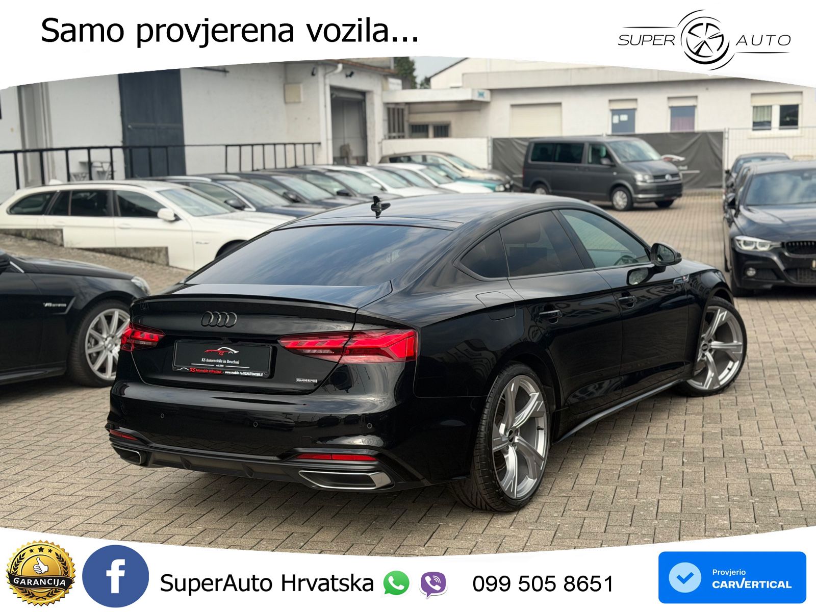 Audi A5 Sportback 40 TDI (204 KS) quattro S tronic S line LED+GR SJED+ACC