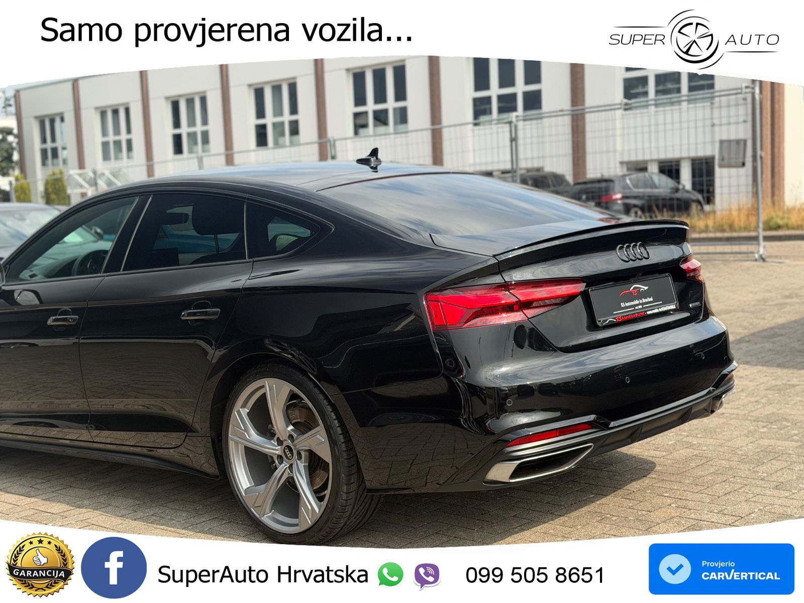 Audi A5 Sportback 40 TDI (204 KS) quattro S tronic S line LED+GR SJED+ACC