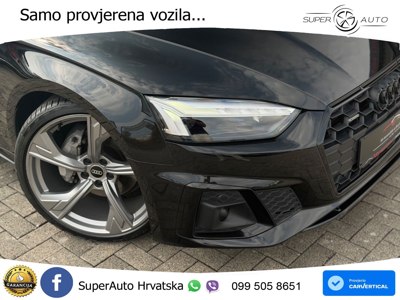 Audi A5 Sportback 40 TDI (204 KS) quattro S tronic S line LED+GR SJED+ACC