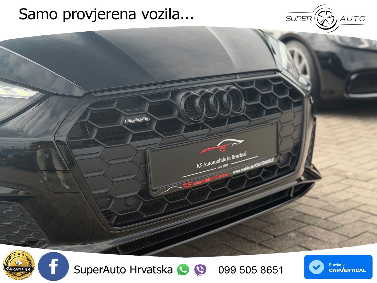 Audi A5 Sportback 40 TDI (204 KS) quattro S tronic S line LED+GR SJED+ACC
