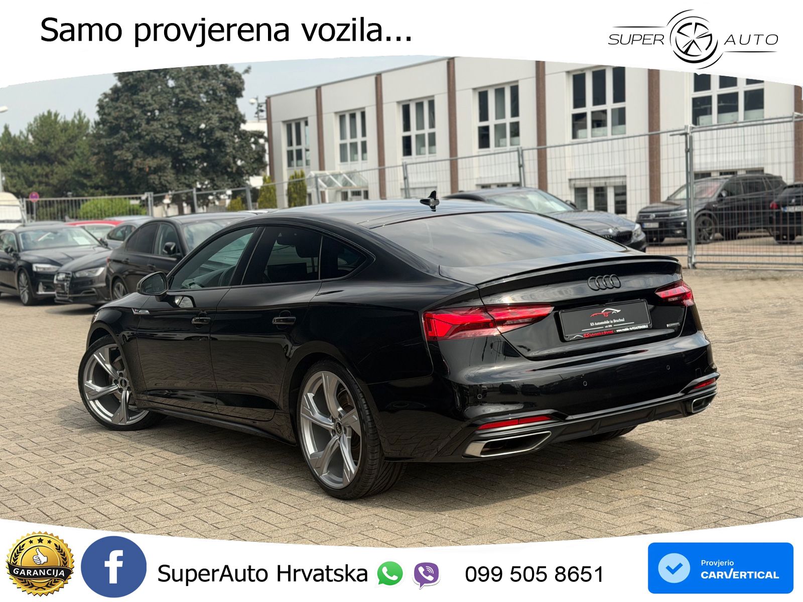 Audi A5 Sportback 40 TDI (204 KS) quattro S tronic S line LED+GR SJED+ACC