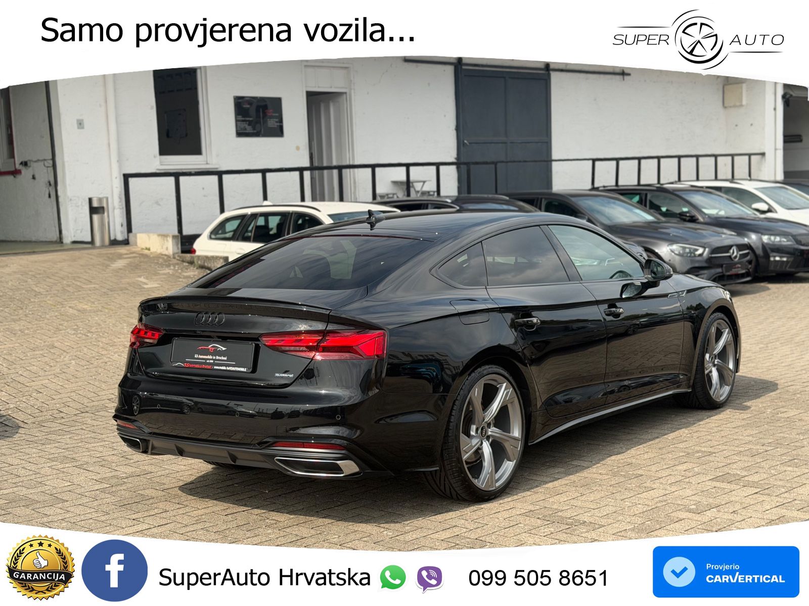 Audi A5 Sportback 40 TDI (204 KS) quattro S tronic S line LED+GR SJED+ACC