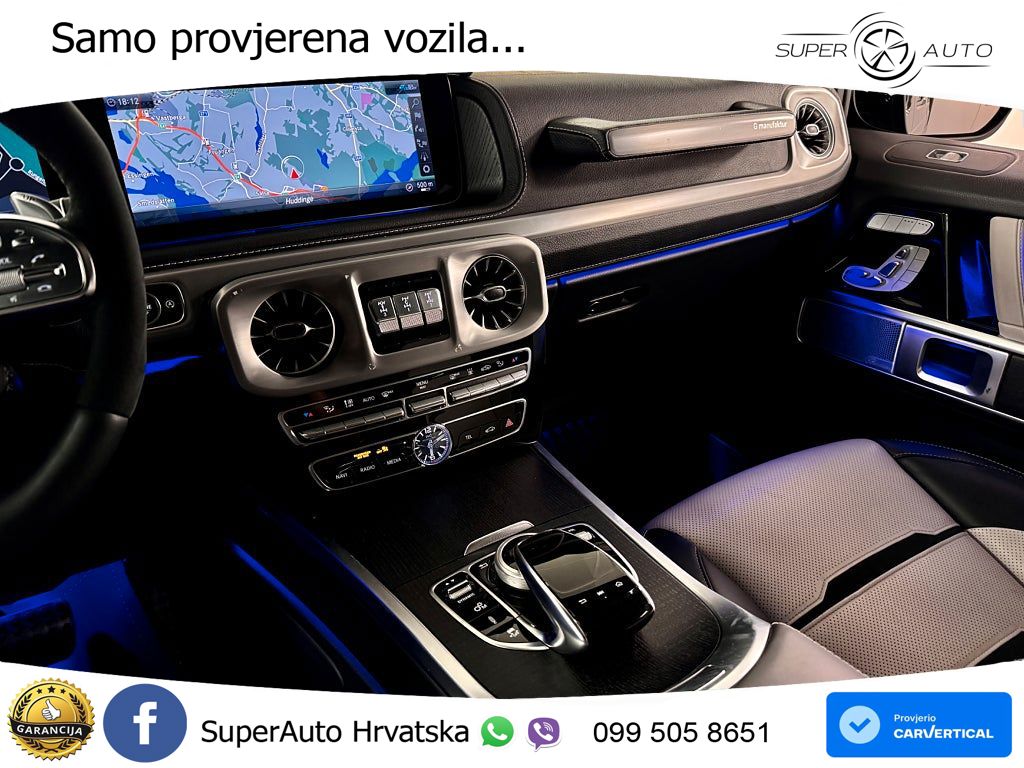 Mercedes AMG G 63 Long V8 (585 KS) 4MATIC 9G-TRONIC AMG SPEEDSHIFT PLUS Manufaktur LED+GR SJED+ACC