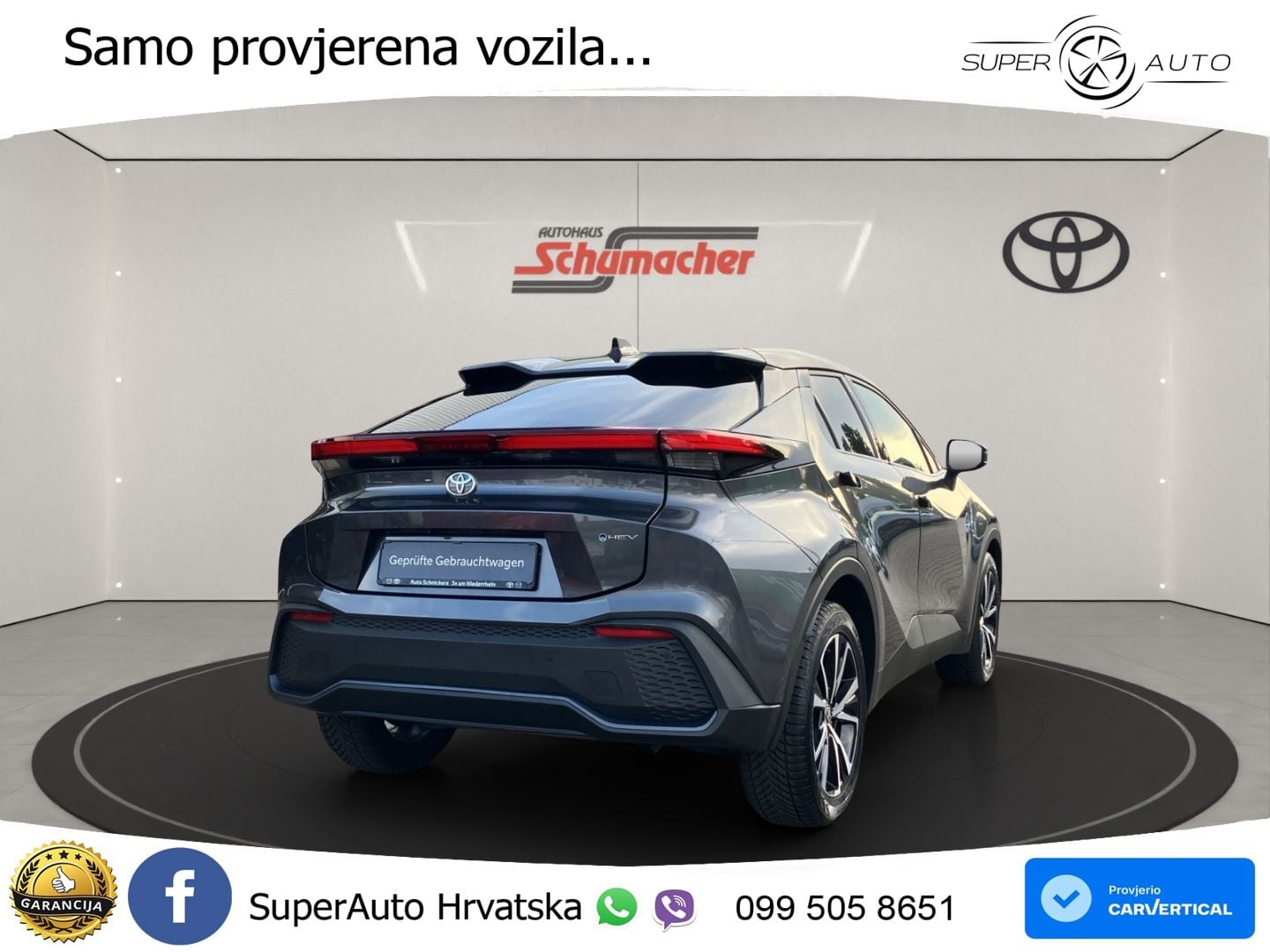 Toyota C-HR 1.8 (140 KS) Hybrid e-CVT Team Deutschland LED+GR SJED+ACC