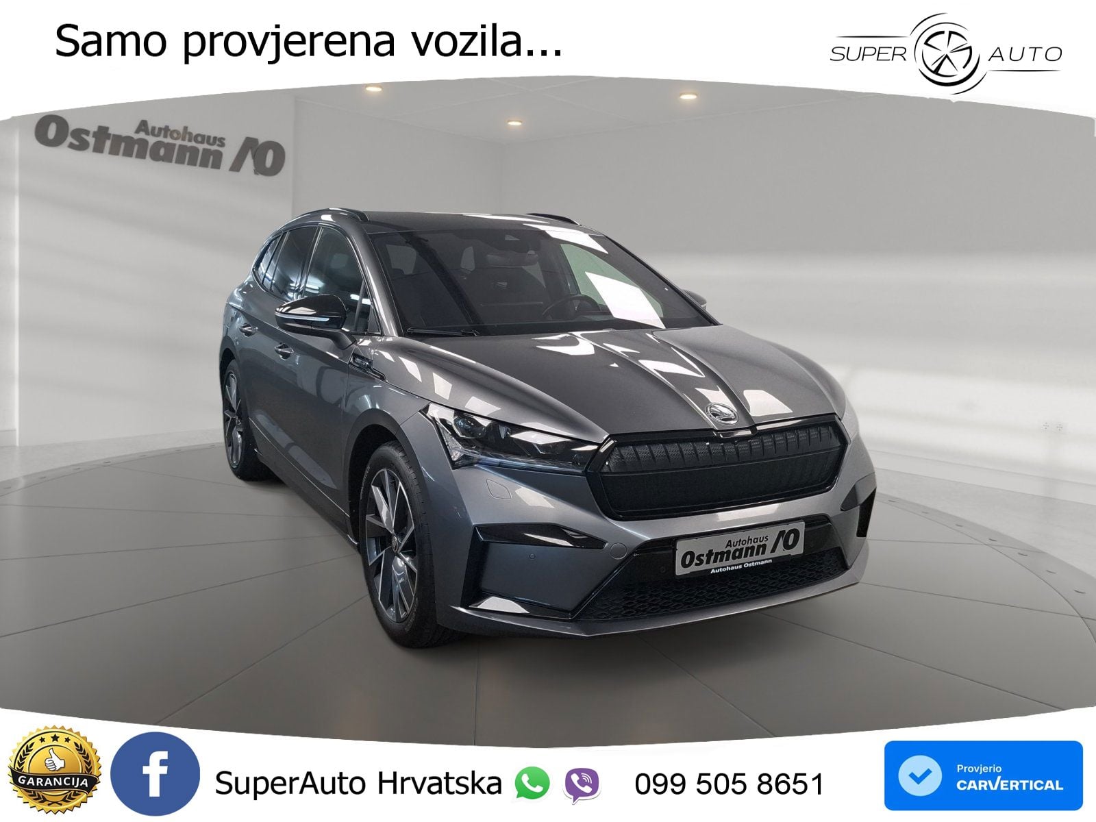 Škoda Enyaq iV 80x 82 kWh (265 KS) AWD SportLine LED+GR SJED+ACC