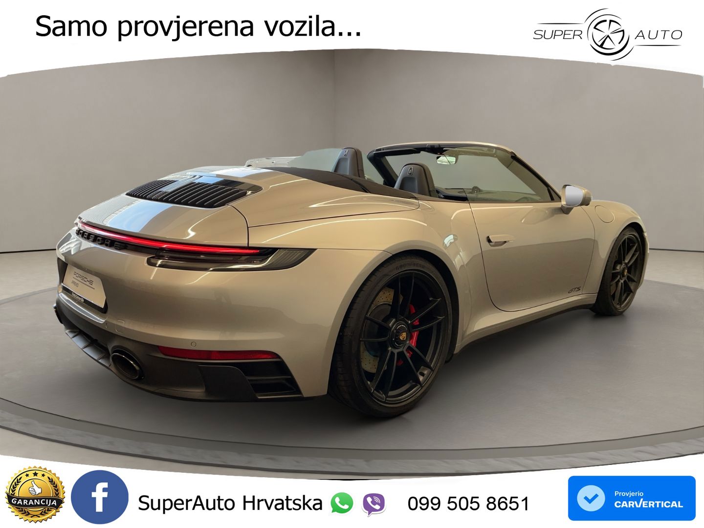Porsche 911 Carrera GTS Cabriolet 3.0 (480 KS) PDK LED+GR SJED+ACC
