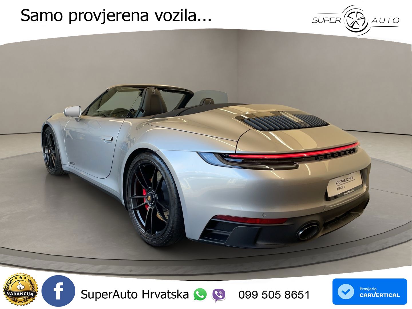 Porsche 911 Carrera GTS Cabriolet 3.0 (480 KS) PDK LED+GR SJED+ACC