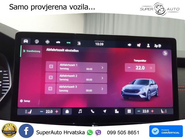 Škoda Octavia Combi RS 2.0 TSI (265 KS) DSG MATRIX+GR SJED+KAM