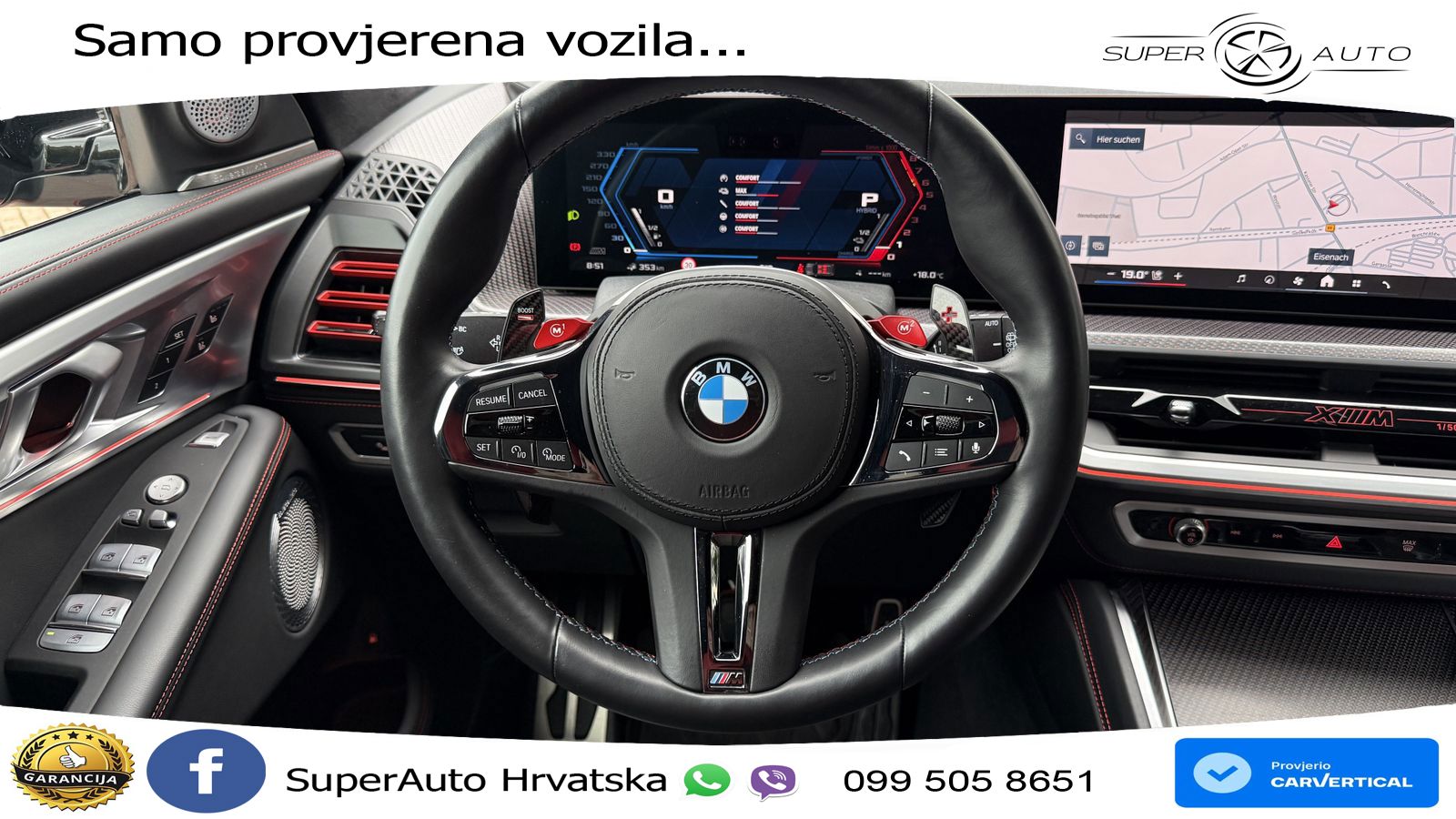 BMW XM Label Red 4.4 V8 (748 KS) xDrive Steptronic LED+GR SJED+ACC
