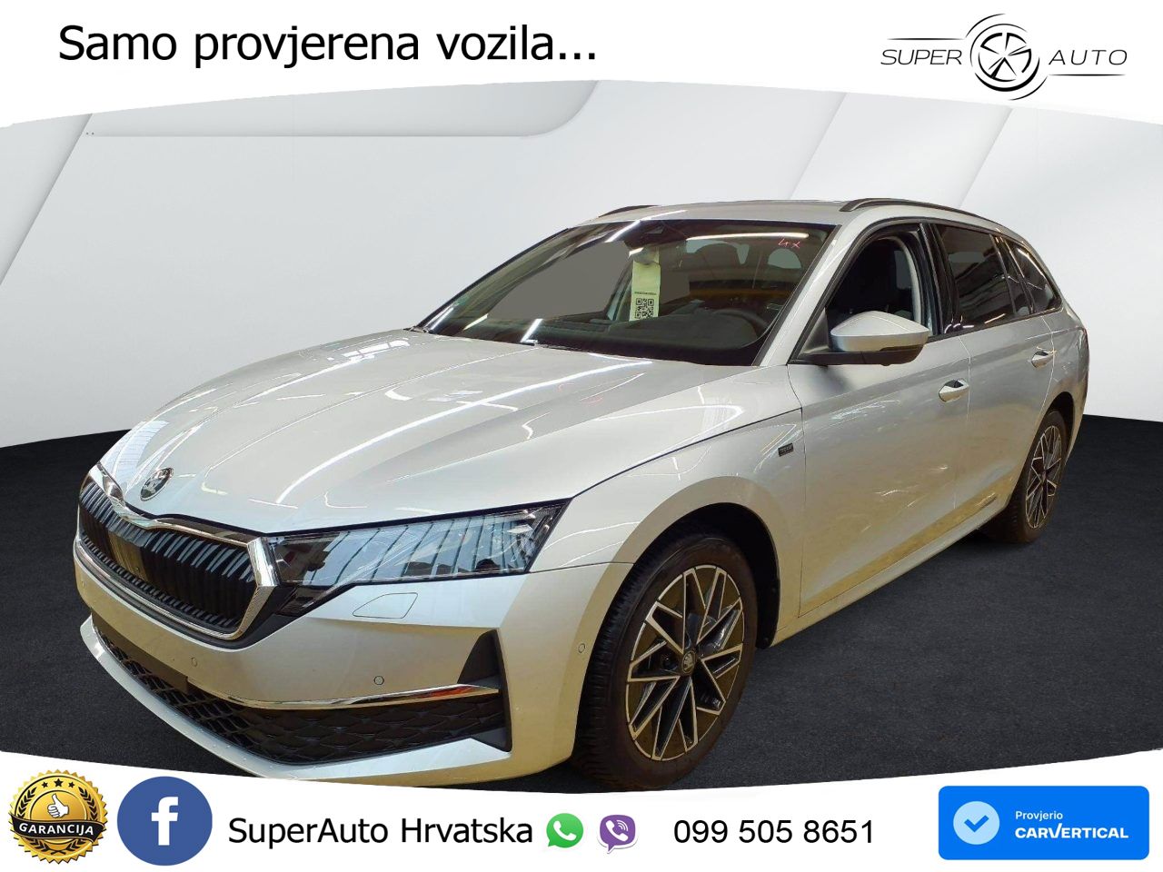 Škoda Octavia Combi 2.0 TDI (150 KS) DSG LED+GR SJED+ACC
