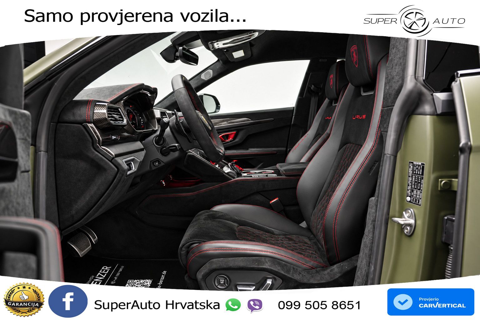 Lamborghini Urus S 4.0 V8 (666 KS) 4WD Automatic LED+GR SJED+ACC