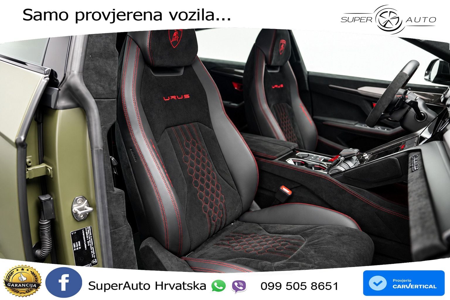 Lamborghini Urus S 4.0 V8 (666 KS) 4WD Automatic LED+GR SJED+ACC