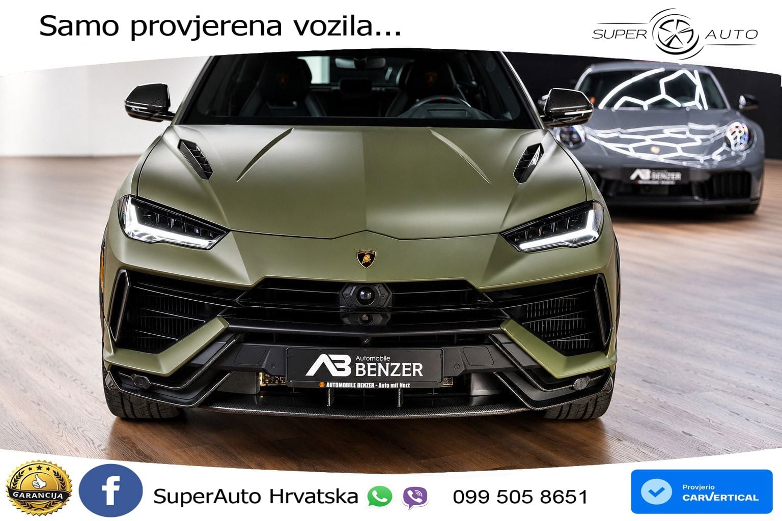 Lamborghini Urus S 4.0 V8 (666 KS) 4WD Automatic LED+GR SJED+ACC
