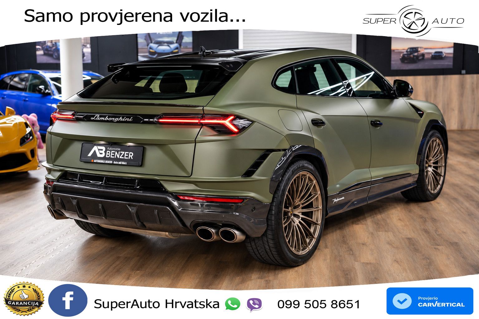 Lamborghini Urus S 4.0 V8 (666 KS) 4WD Automatic LED+GR SJED+ACC