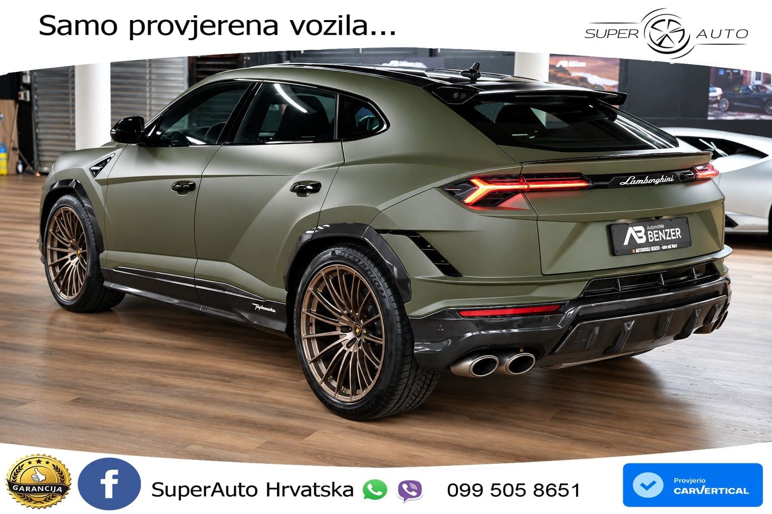 Lamborghini Urus S 4.0 V8 (666 KS) 4WD Automatic LED+GR SJED+ACC