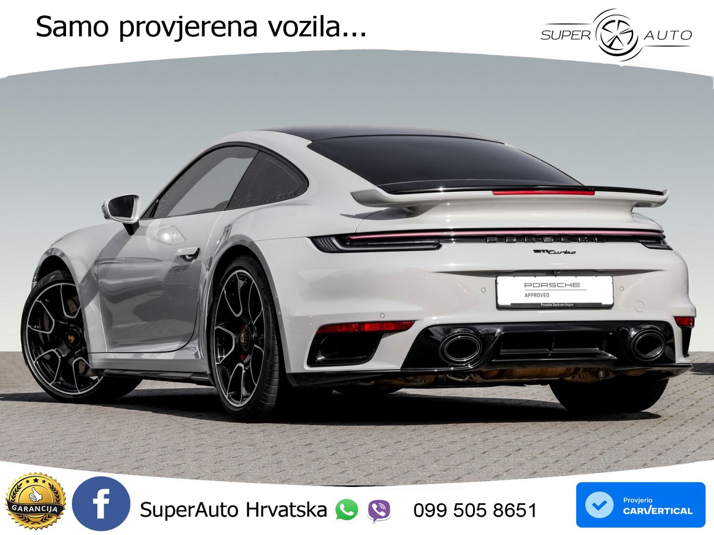 Porsche 911 Turbo 3.8 (580 KS) PDK LED+GR SJED+ACC