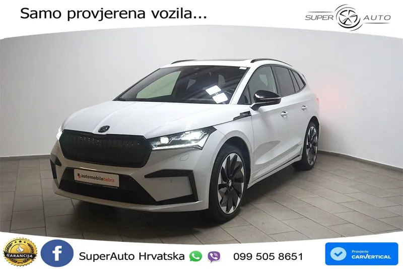 Škoda Enyaq iV 80x 82 kWh (265 KS) AWD SportLine LED+GR SJED+ACC