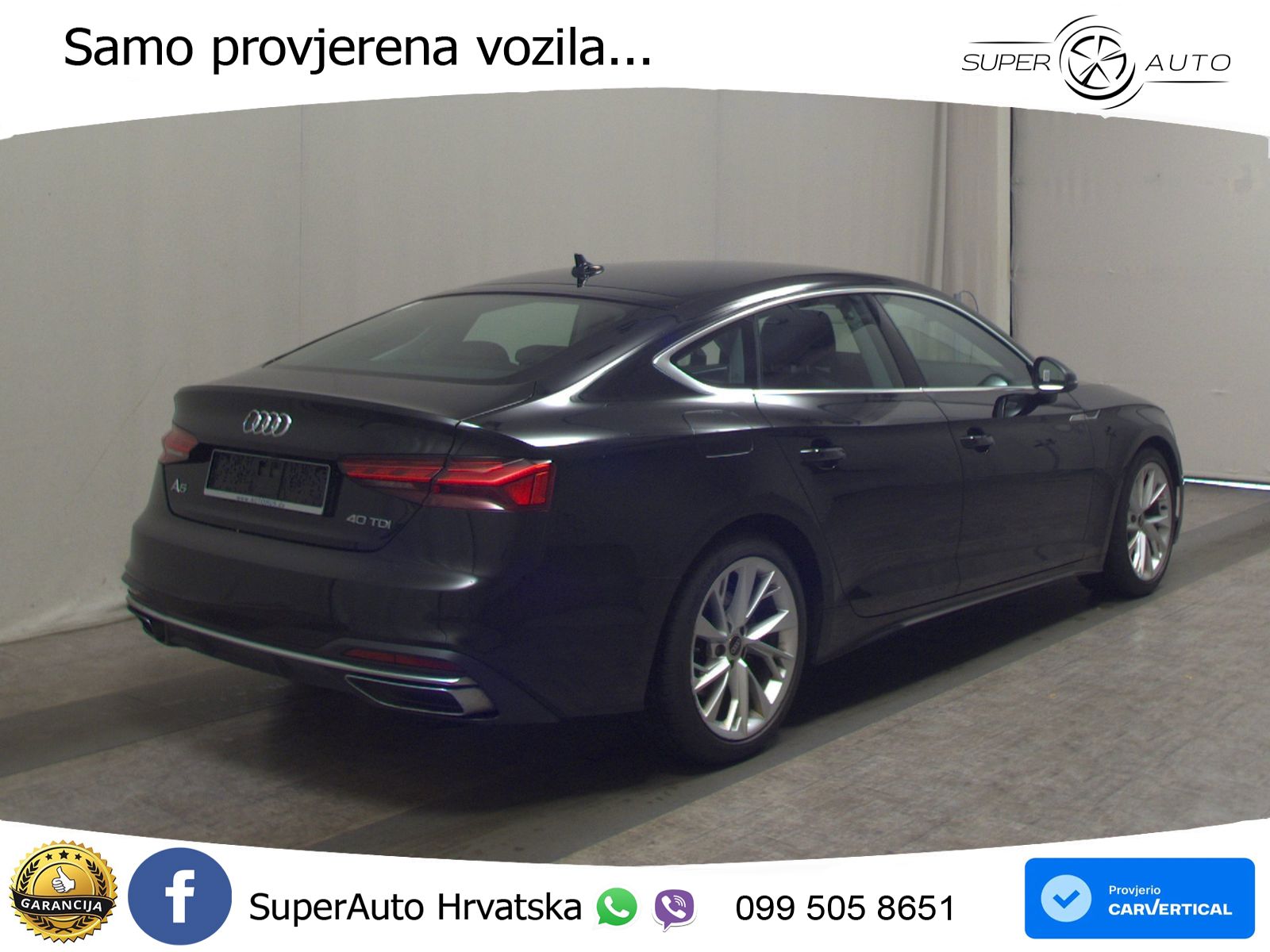 Audi A5 Sportback 40 TDI (204 KS) S tronic advanced
