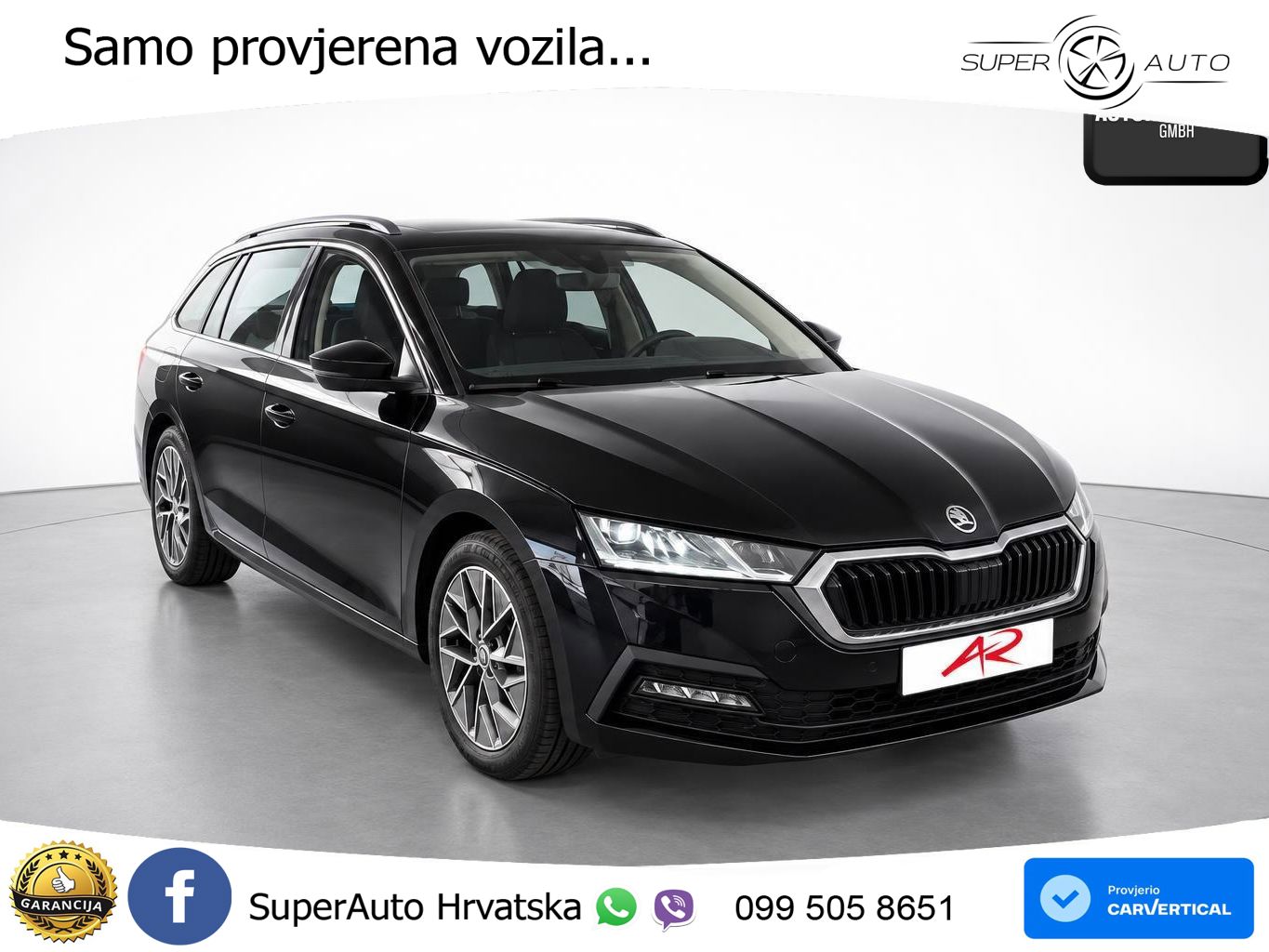 Škoda Octavia Combi 2.0 TDI (150 KS) DSG LED+GR SJED+ACC