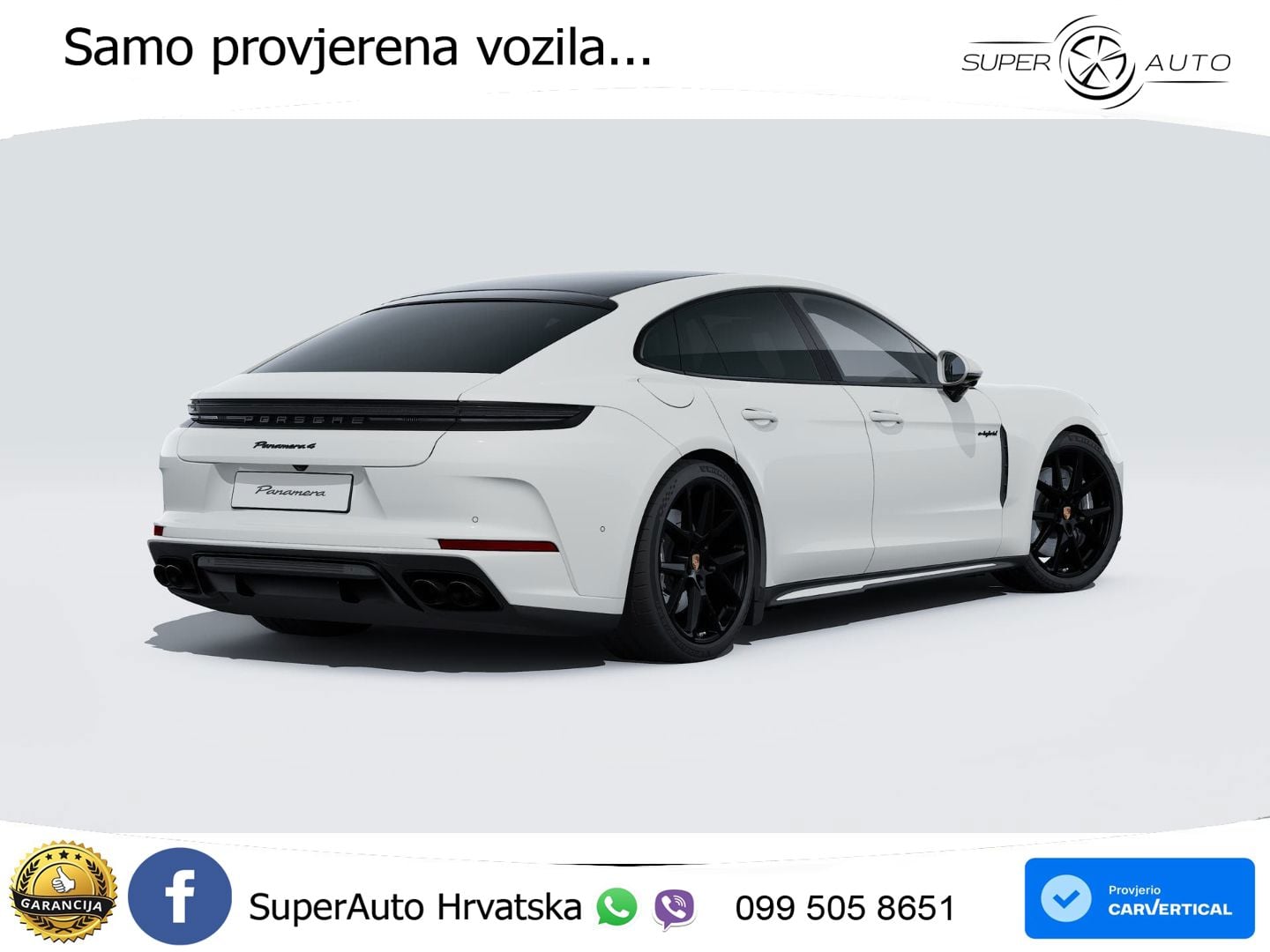 Porsche Panamera 4 2.9 V6 (470 KS) E-Hybrid PDK ZRAČNI+ACC+GR SJED+KAM+PANO