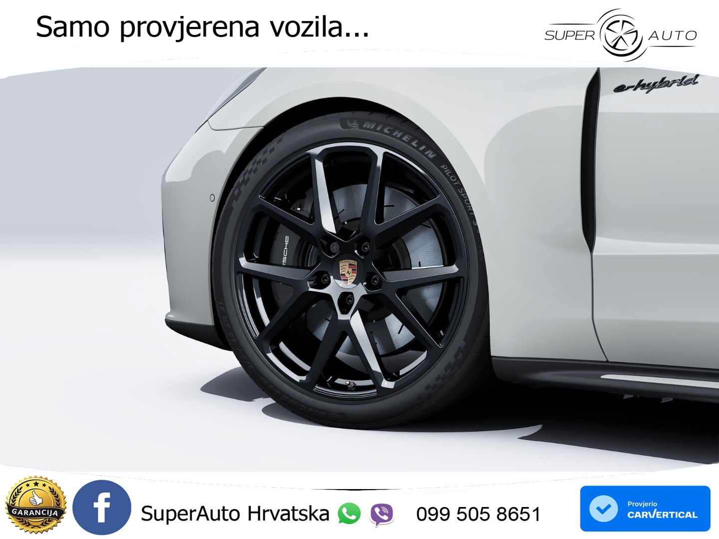 Porsche Panamera 4 2.9 V6 (470 KS) E-Hybrid PDK ZRAČNI+ACC+GR SJED+KAM+PANO