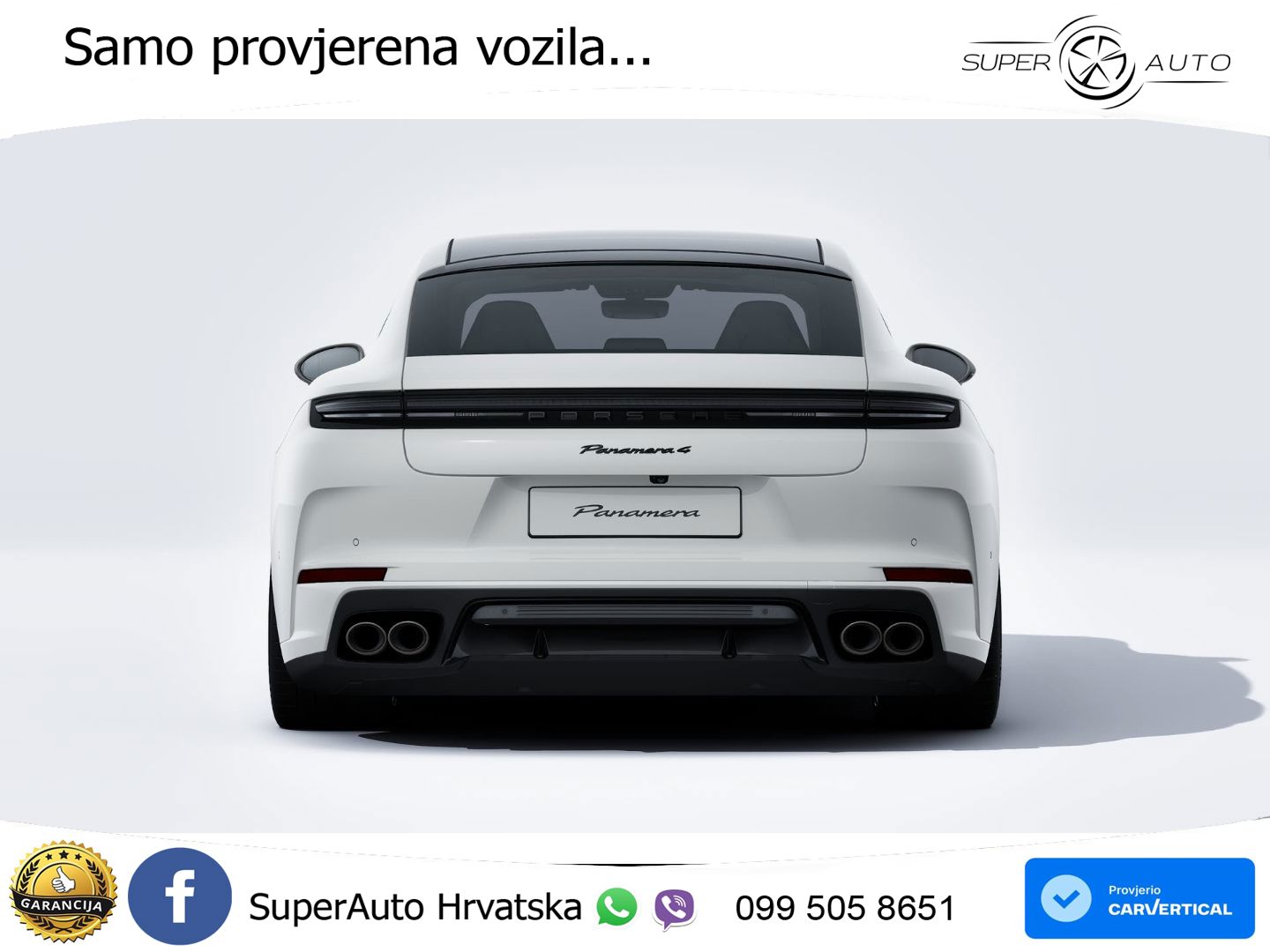 Porsche Panamera 4 2.9 V6 (470 KS) E-Hybrid PDK ZRAČNI+ACC+GR SJED+KAM+PANO