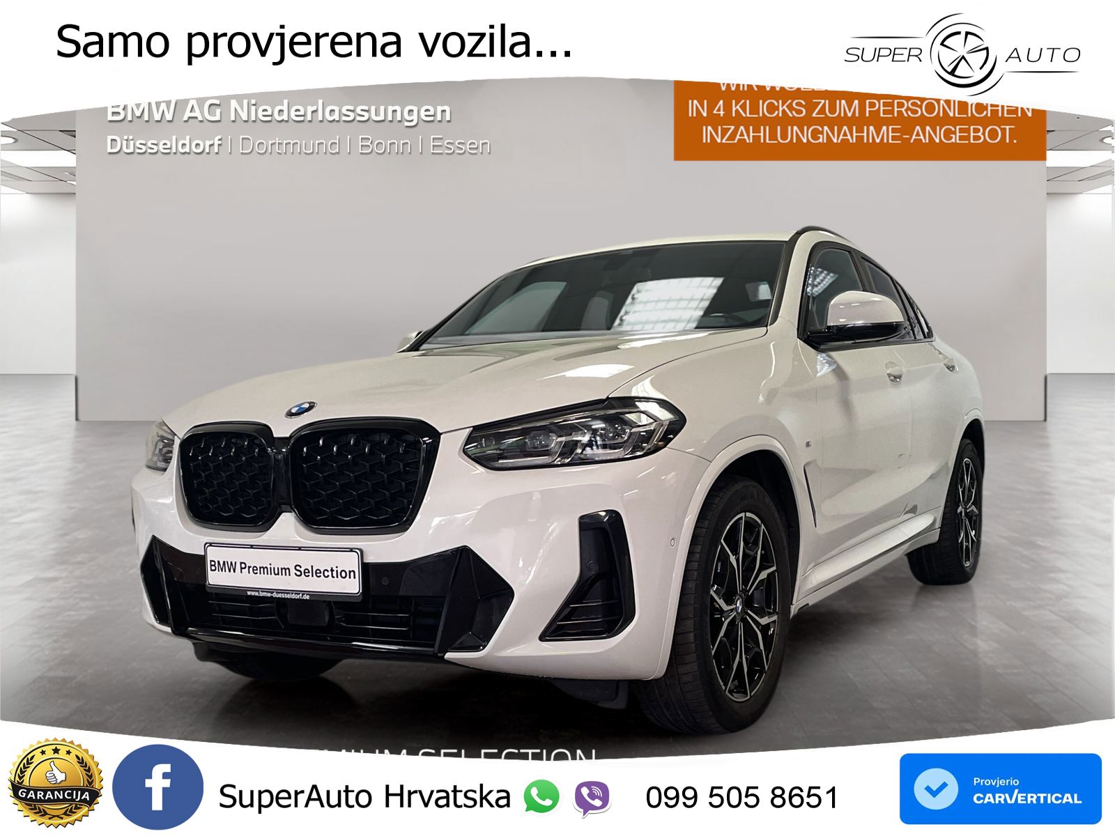 BMW X4 20d (190 KS) xDrive Steptronic M Sport LED+GR SJED+ACC